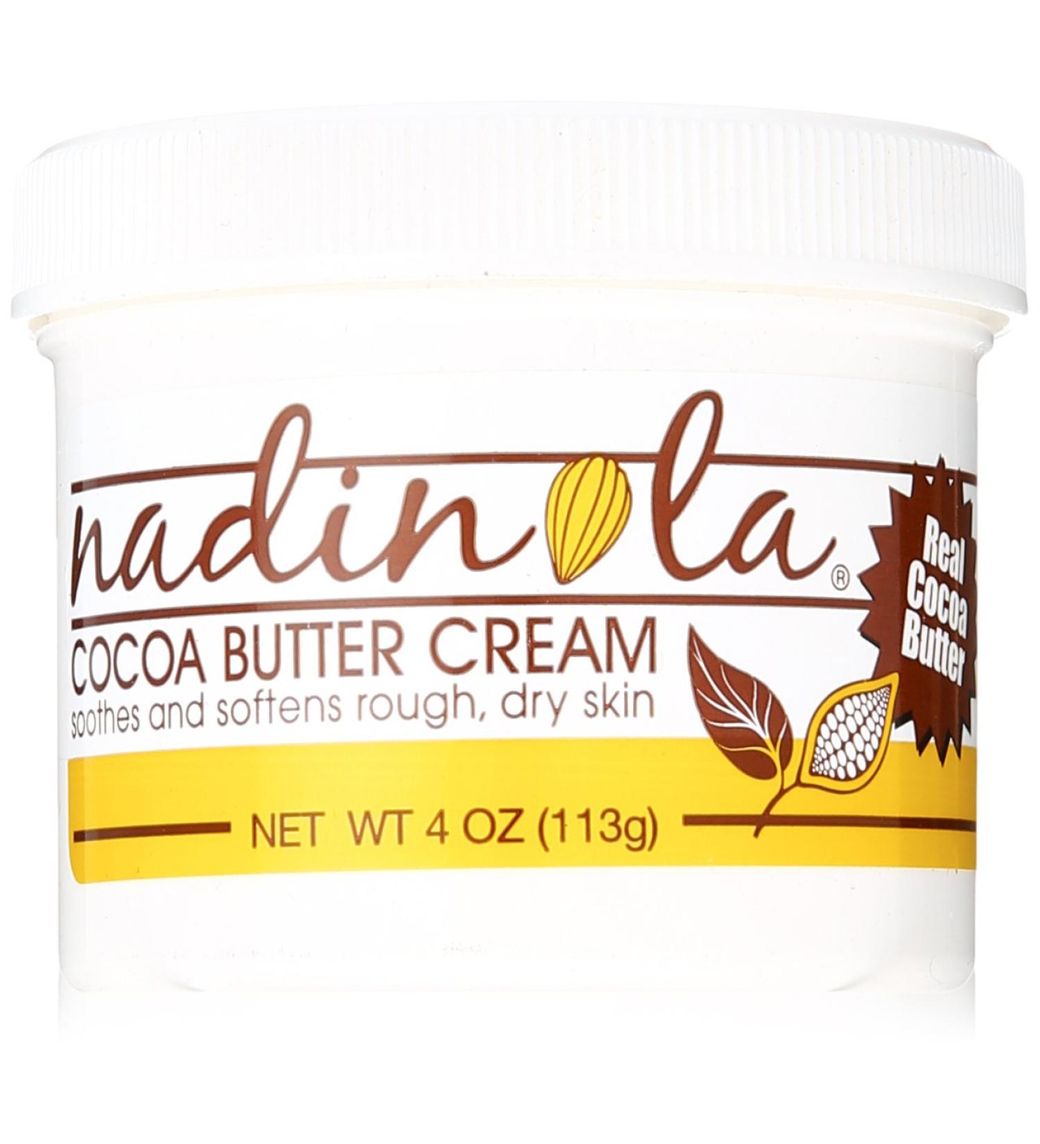 Nadinola Cocoa Butter Cream 4oz - Moisturizing Skin Care Solution - Buy Online on GoSupps.com