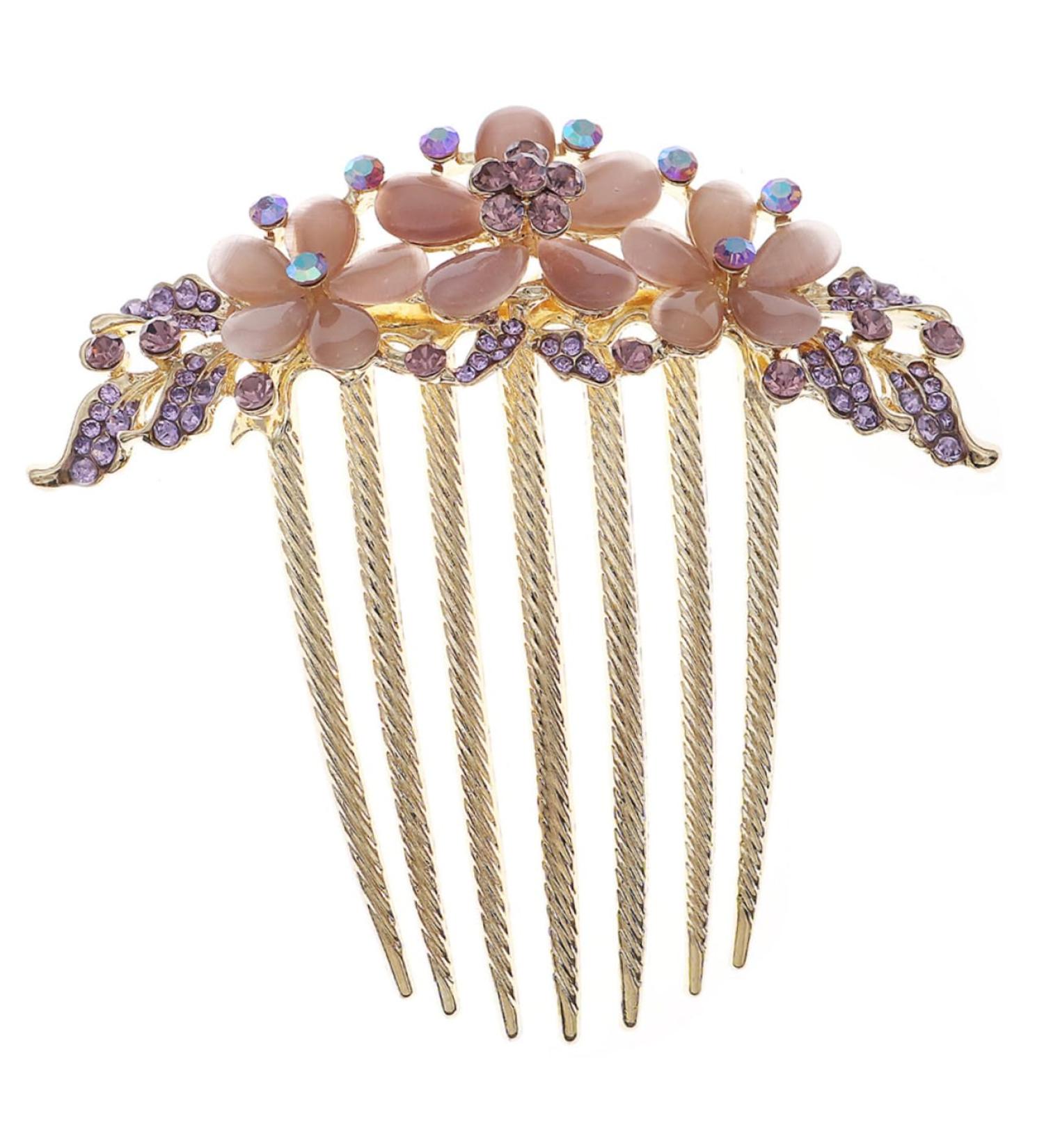 Beatifufu Opal Comb Bridal Hair Comb Side Combs for Women Metal Combs for Hair Women Bridal Hair Accessories Comb Wide Tooth Side Hair Combs Hair Comb Clip Comb Hair Clip Tooth Comb - Buy Online on GoSupps.com