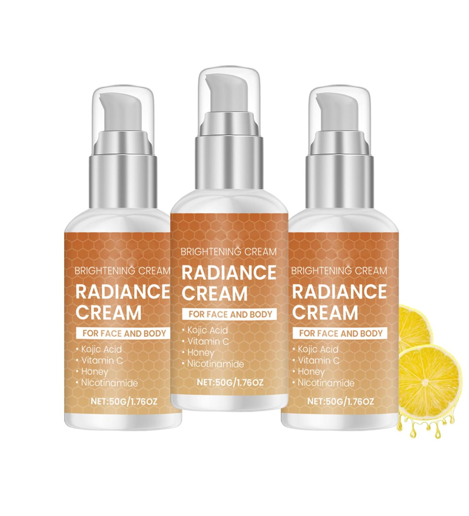  CongRong Brightening Face Cream 3 Pack with Vitamin C & Niacinamide Moisturizing Face Lotion Visibly Reduces the Appearance of Dark Spots and Irregular Skin Tone - Buy Online on GoSupps.com