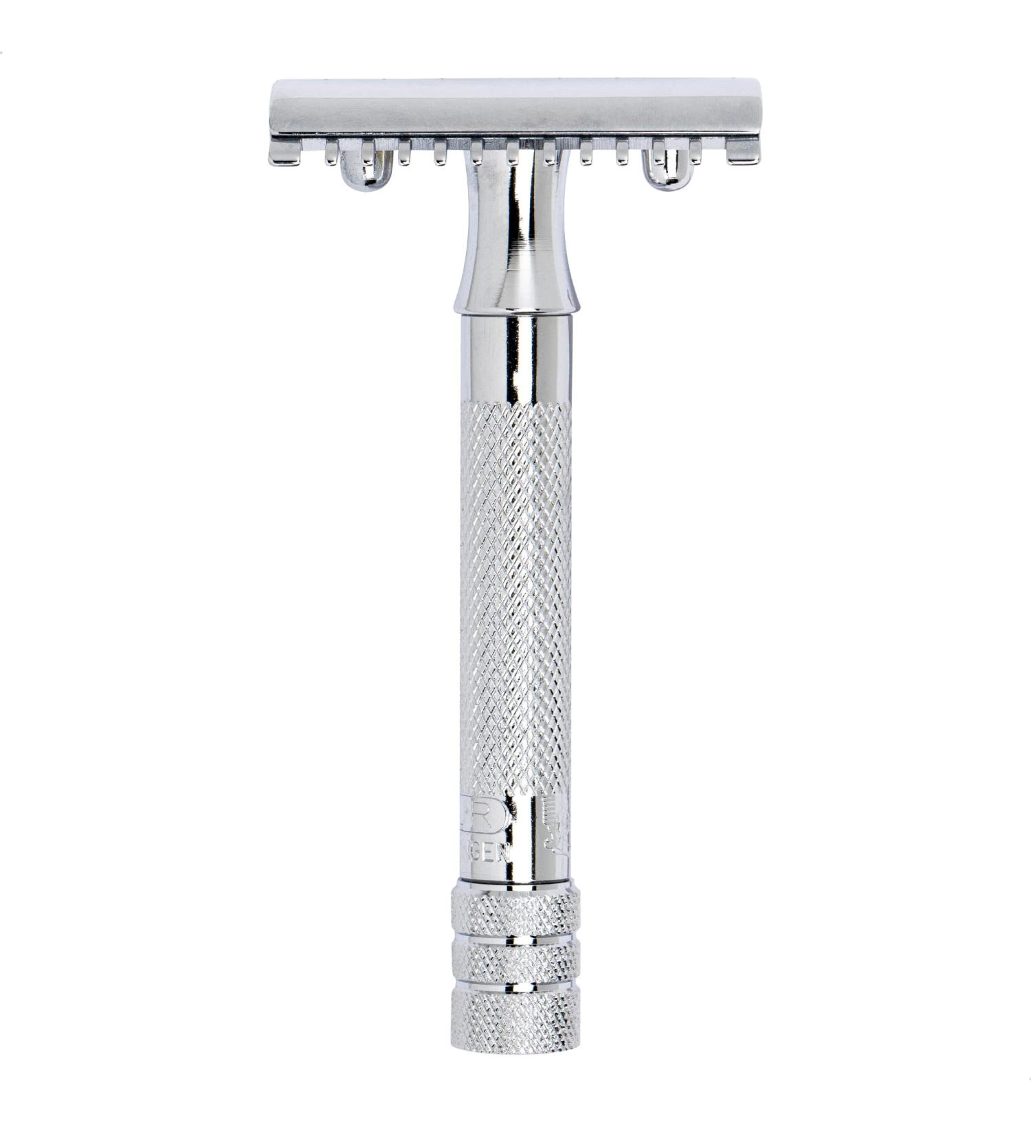 Merkur 15C Razor Plane | Classic Chrome Open Comb | Ideal for Wet Shaving | Made in Germany - Buy Online on GoSupps.com