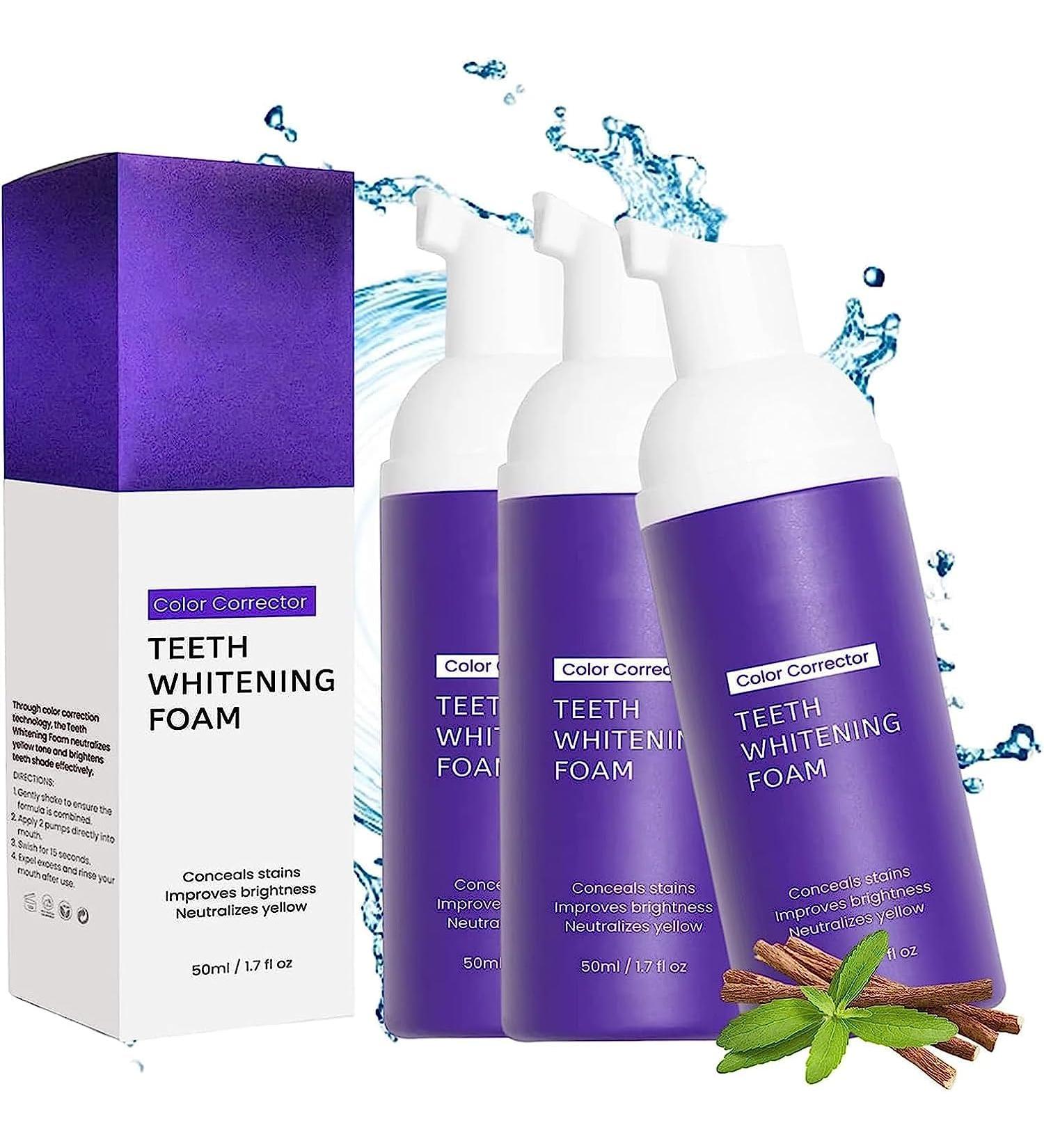 Lot de 3 boosters de blanchiment des dents mousse mousse ultra-fine 50 ml - Buy Online on GoSupps.com