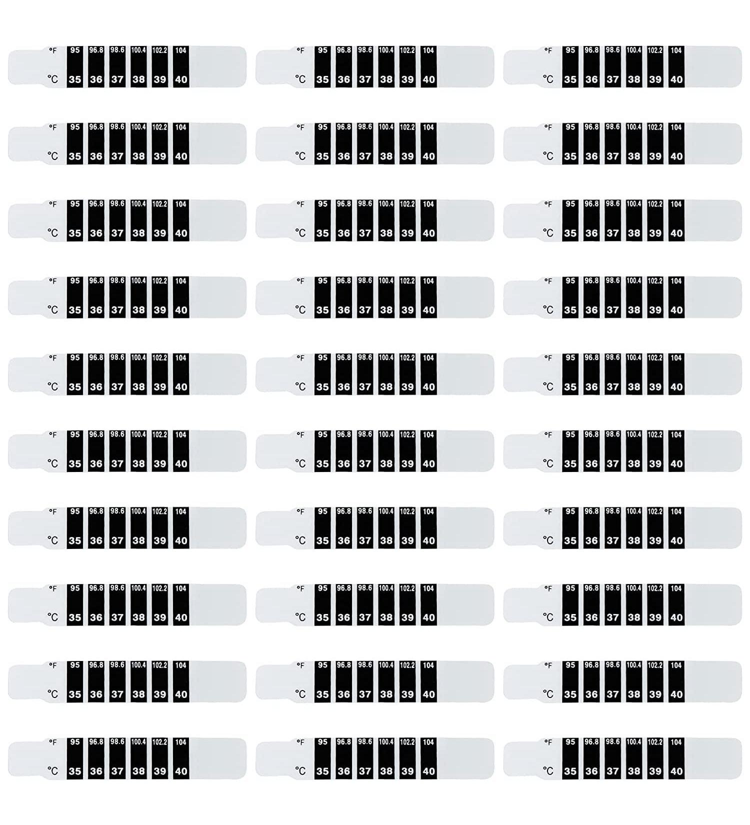 Buy Lewitors 30-Pack Forehead Thermometer Stripes | Self-Adhesive Reusable Thermometer Stickers for Accurate Temperature Monitoring - International Shipping Available - Buy Online on GoSupps.com