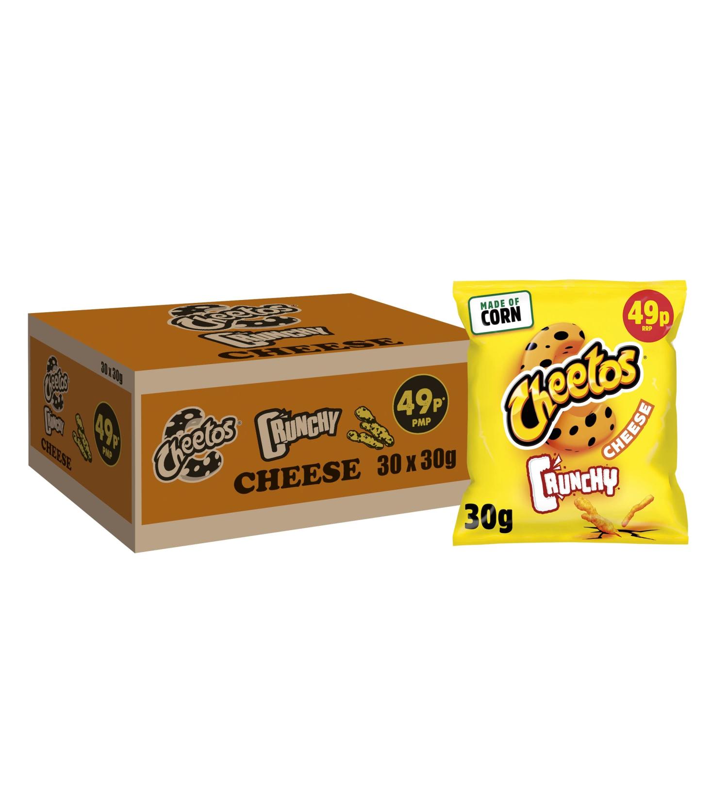 Cheetos Crunchy Cheese 30G PMP 49P (Case of 30) - Buy Online on GoSupps.com