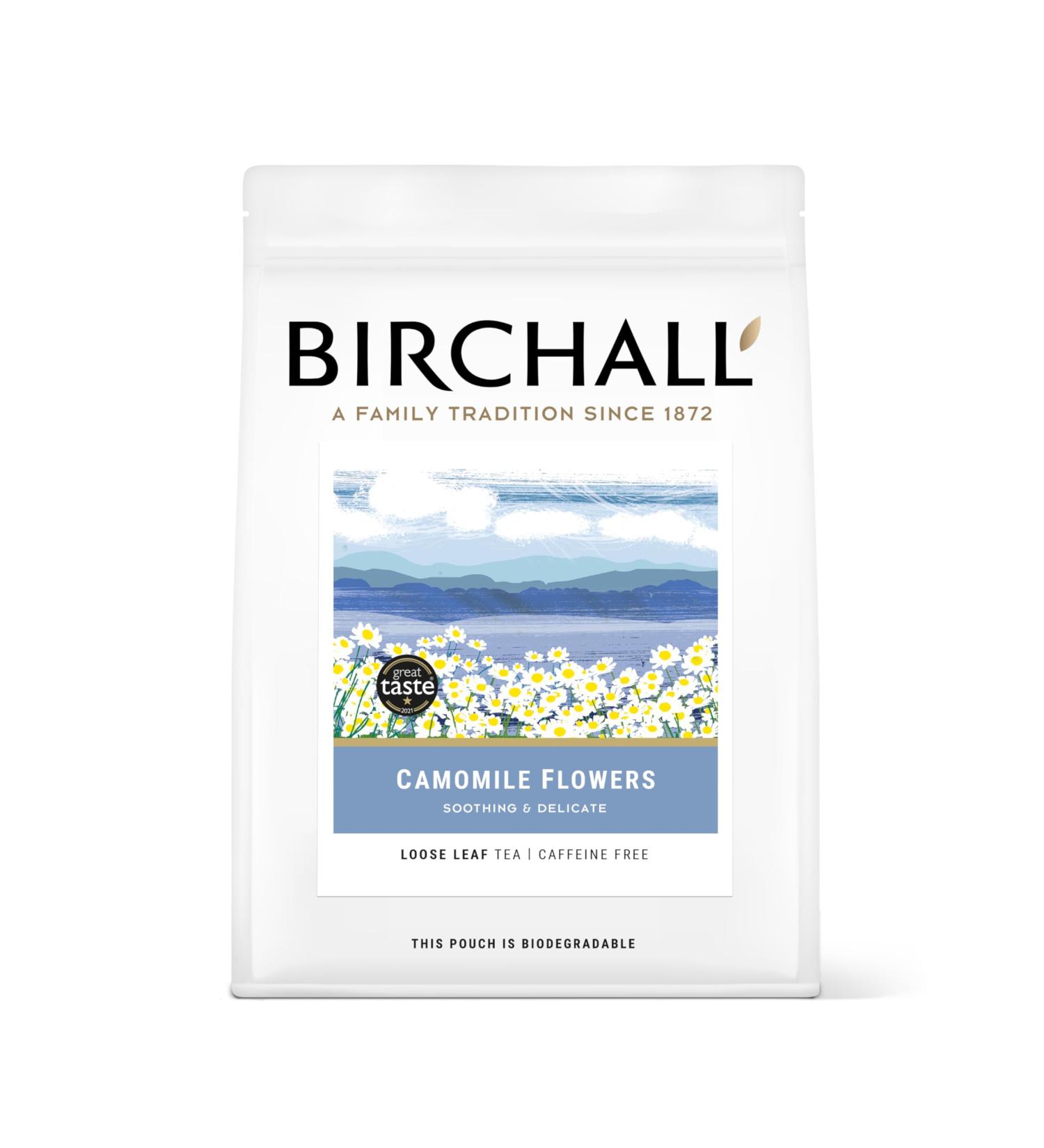Birchall Tea Camomile Tea Caffeine Free Black Tea Leaves Bursting with Full Flavour Perfect Loose Leaf Tea Gift Set 75g Loose Leaf Tea - Buy Online on GoSupps.com