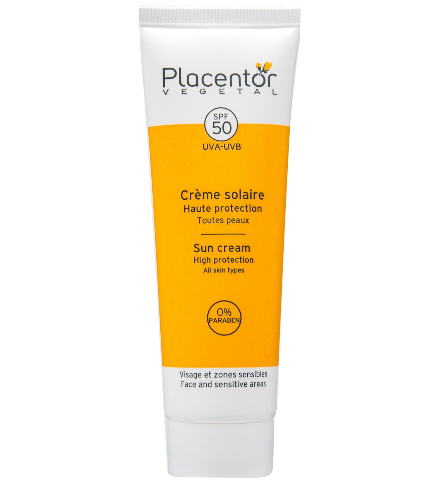 Placentor V g tal Sun Cream for Face and Sensitive Areas SPF 50 40 ml - Buy Online on GoSupps.com