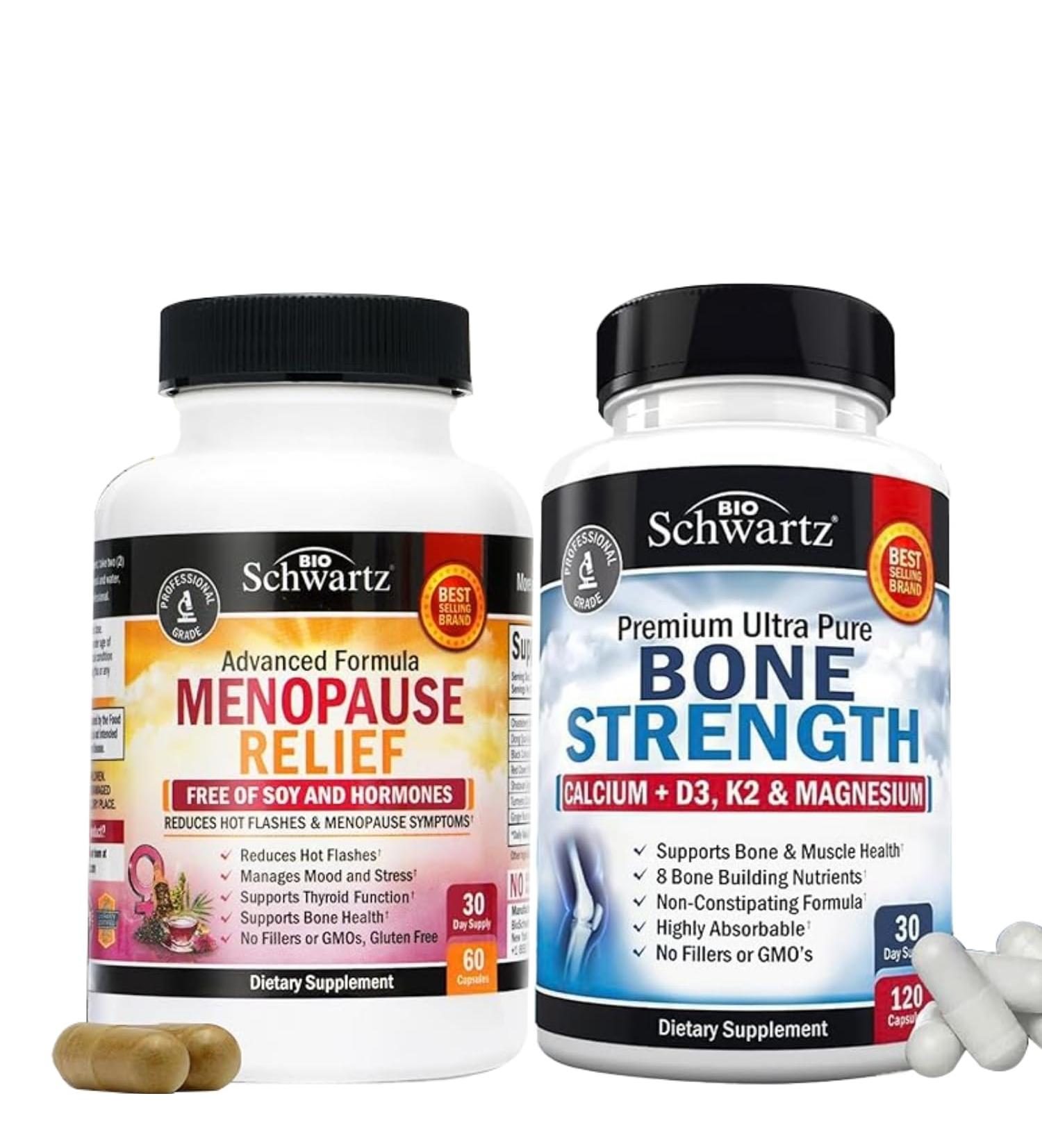 BioSchwartz Advanced Strength Pre and Probiotics Supplement with Digestive Enzymes (2 Month Supply) Plus Vitamin B Complex with Vitamin C (2 Month Supply) - Buy Online on GoSupps.com