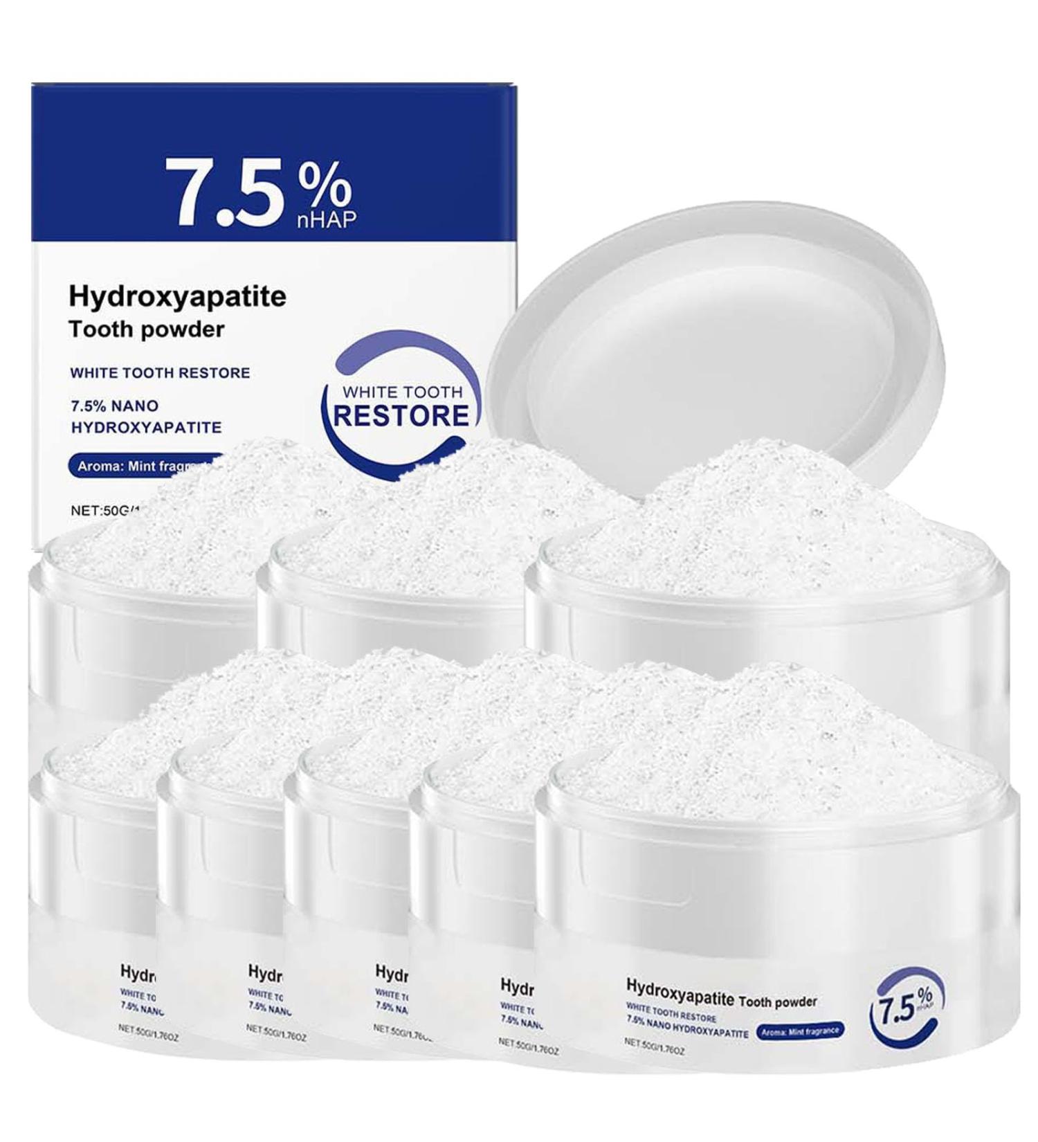  blmcoos Hydroxylapatite Remineralizing Dental Whitening Powder Mineral Powder for Dental Restoration Effective for Strengthening Teeth and Gums (8) - Buy Online on GoSupps.com