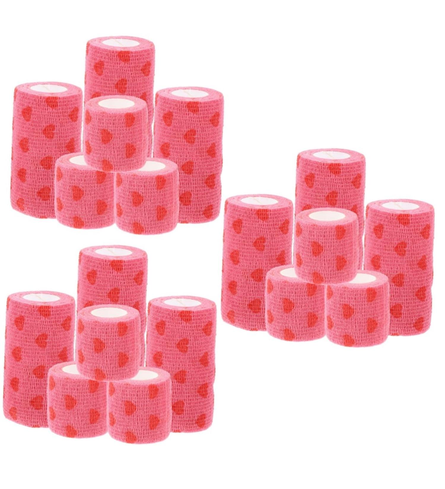 DECHOUS 18 Rolls Sports Wrap Adhesive Tape - Medical Athletic & Dog Self-Adhesive Non-Woven Muscle Tape | Cohesive & Decorative Bandages for Maximum Support - Buy Online on GoSupps.com