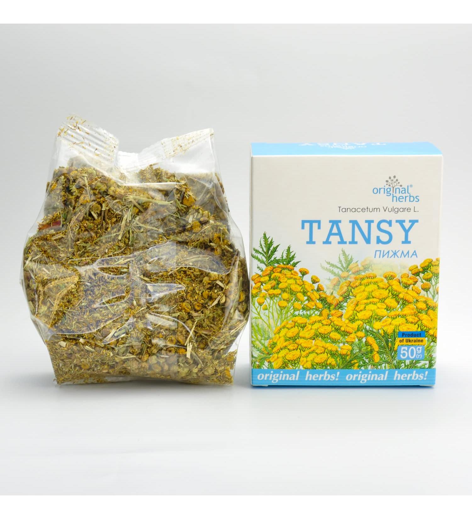 TANSY TANACETUM VULGARE L. | Original Herbs Herbal Tea Wild Crafted Herbs Tea 50g - Buy Online on GoSupps.com