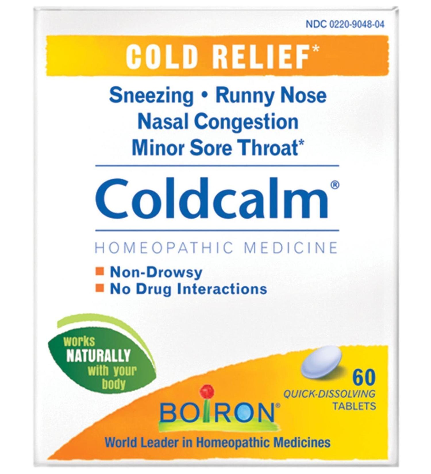 Boiron Coldcalm Quick Dissolving Tablets - 60 ct Cold Relief - Buy Online on GoSupps.com