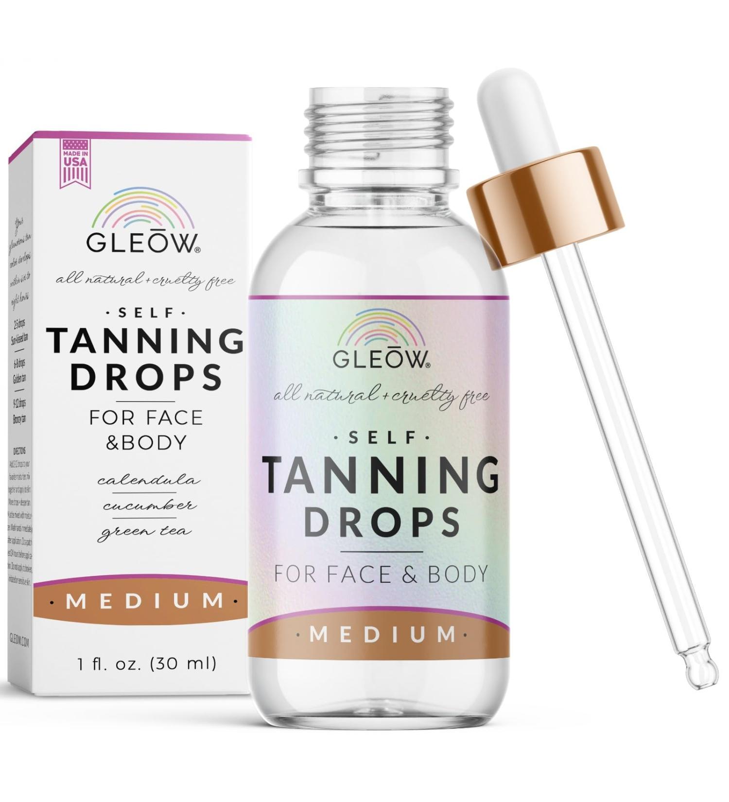 Non-Toxic Face Tanning Drops | Bronzing & Self Tanner for Quick Flawless Tan | International Shipping - Buy Online on GoSupps.com