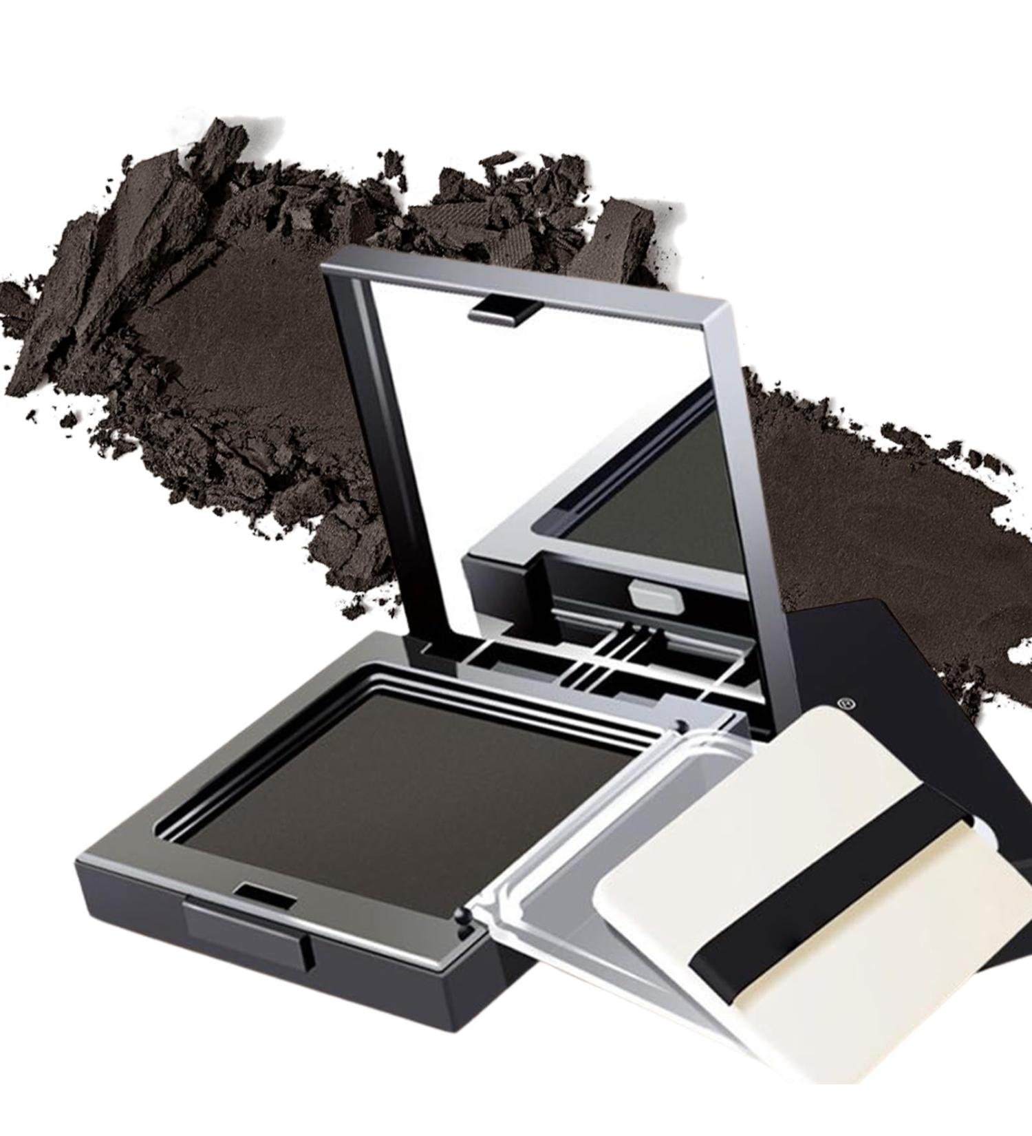 Root Touch Up Powder Hairline Powder Dark Brown Hair Root Colour Touch Up Quick Cover Grey Hair in Hair Regrowth Treatments for Root Concealer-(Black) - Buy Online on GoSupps.com