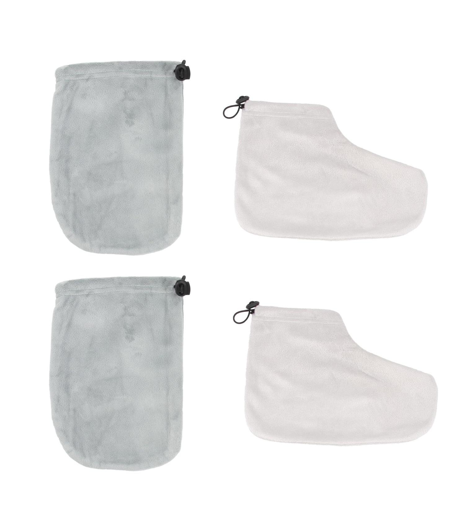 Outanaya Ensemble 2 Paires de Couvre-mains et Couvre-pieds en Coton Isolant pour Bain de Paraffine Taille Unique Th rapie de Cire Chaude Hydratation Cutan e Usage Couleur Al atoire - Buy Online on GoSupps.com