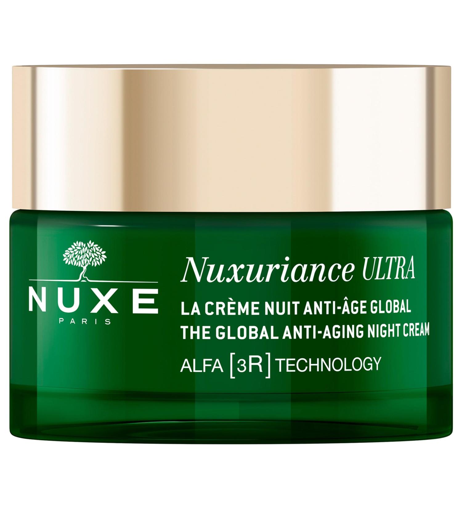 Nuxe Nuxuriance Ultra Global Anti-Aging Night Cream with Hyaluronic Acid and ALFA 3R Technology Revitalize Renewing Resurfacing Treatment 1.7 fl oz - Buy Online on GoSupps.com