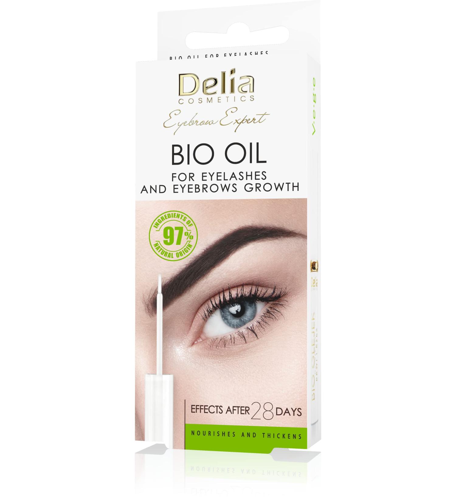  Delia Cosmetics Delia Cosmetics - Organic Eyebrow and Eyelash Oil - Vegan Conditioner - Lengthens smooths and nourishes eyebrows and eyelashes - Accelerates growth - Natural booster - 7 ml - Buy Online on GoSupps.com