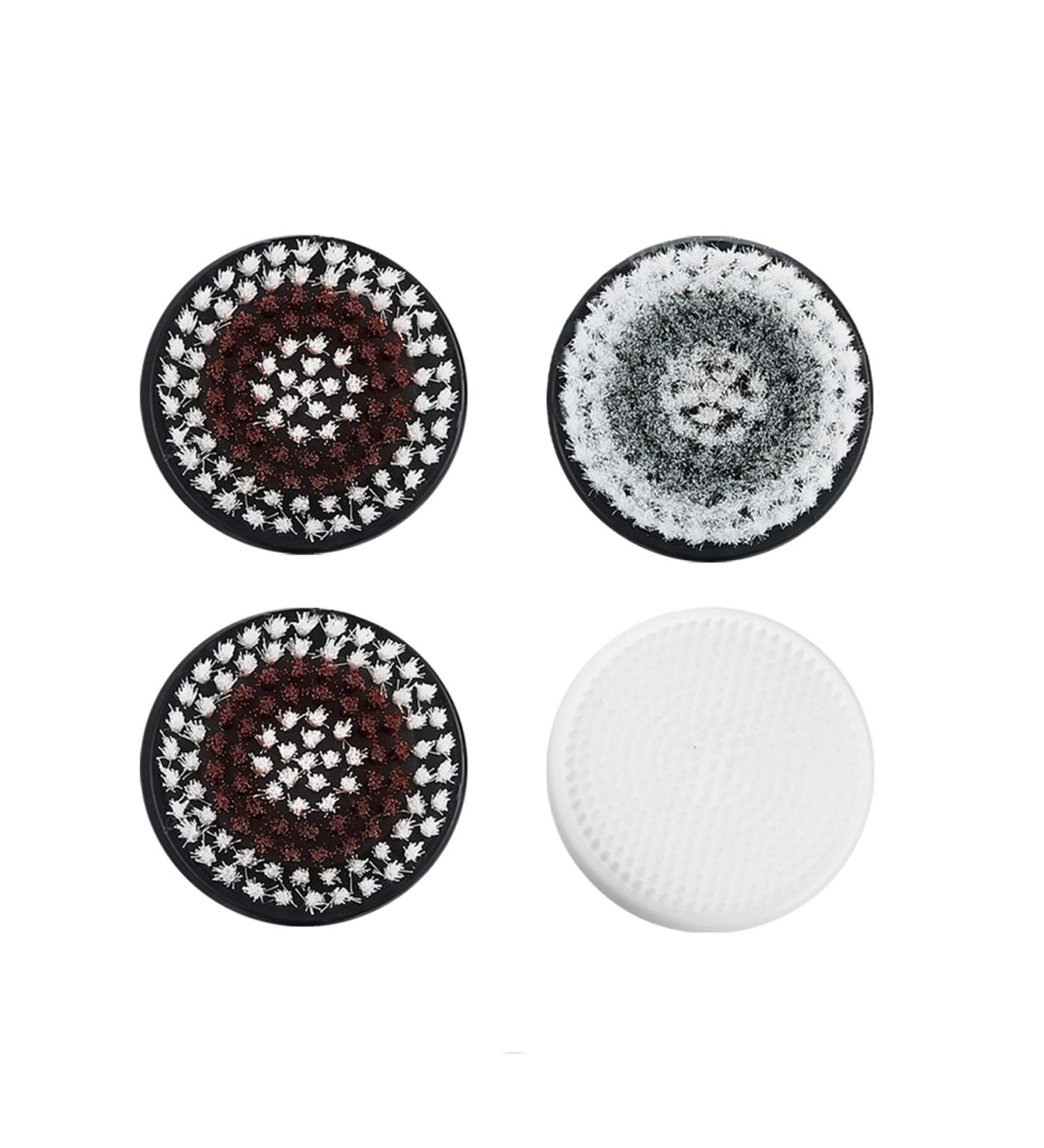 Orauley 4 Replacement Brush Heads for Model OR-9088 IWEEL Model IW-9039 Facial Cleansing Brush Deep Pore Cleansing Gentle Exfoliating & Remove Blackhead Acne Exfoliating Soft Head Set