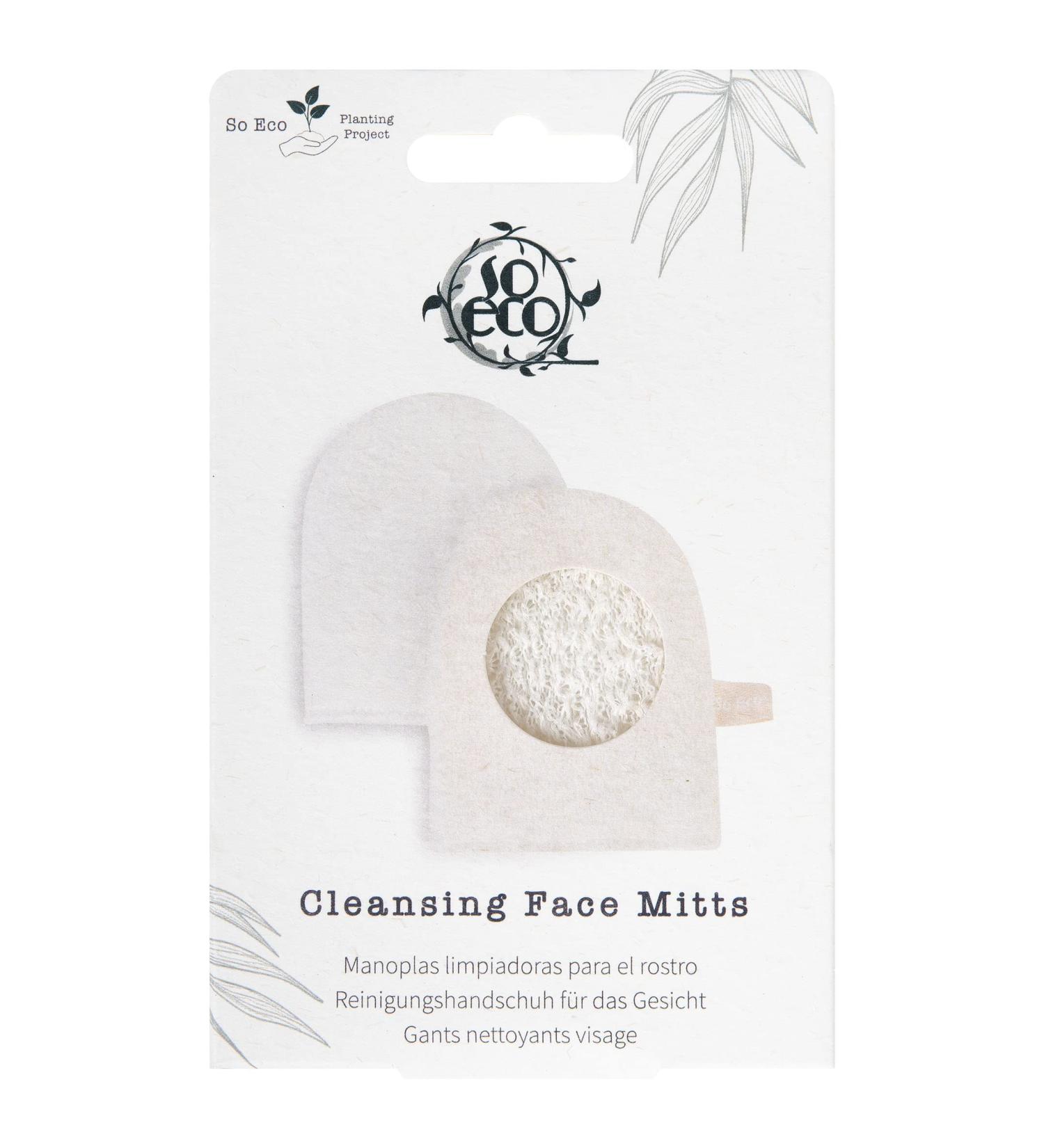 So Eco Cleansing Face Mitts White - Buy Online on GoSupps.com