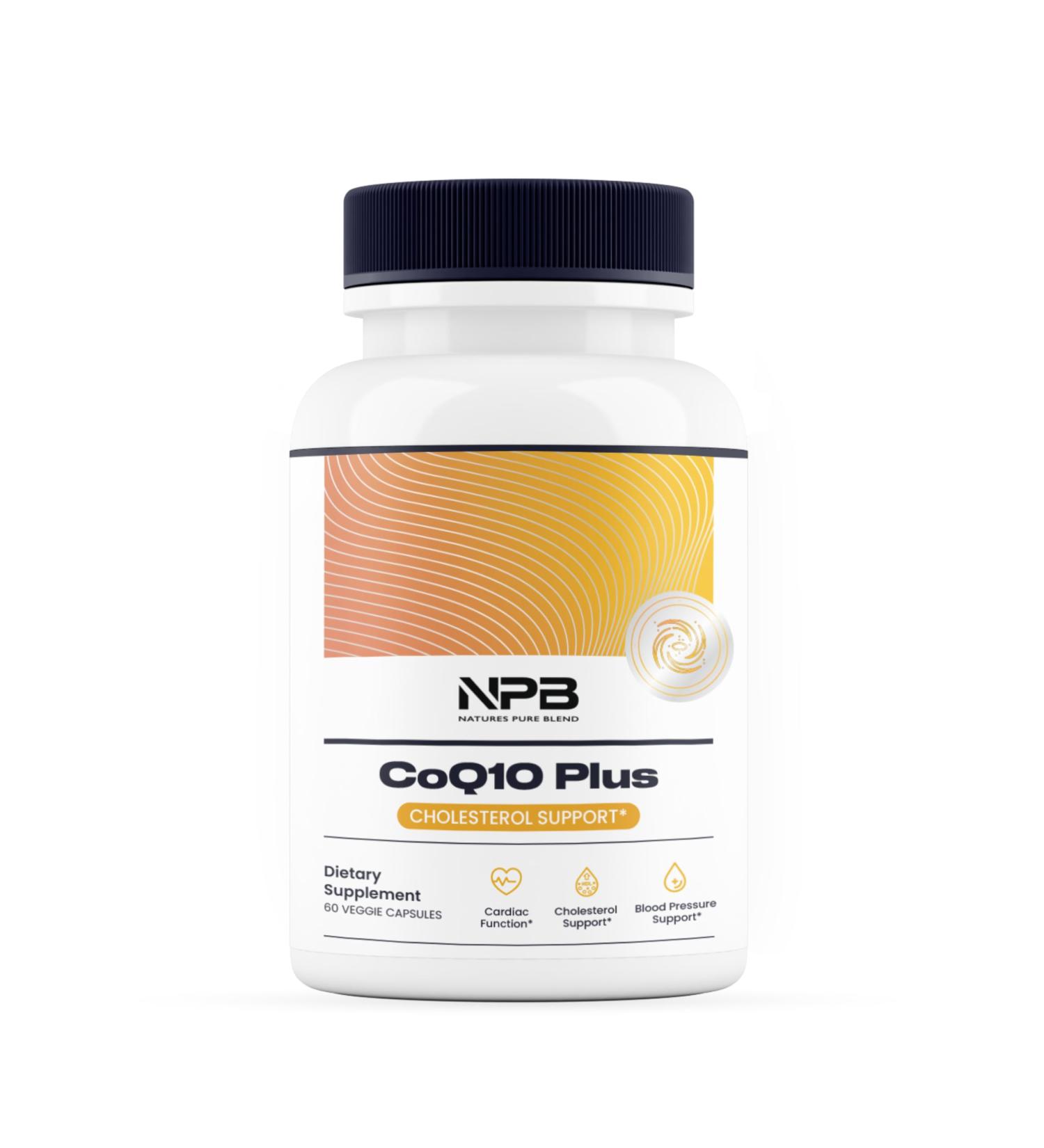 Nature's Pure Blend COQ10 Plus - Premium Nutritional Supplements for Heart Health Blood Pressure Support Energy Boost Antioxidant Protection & Immune Support - Shop Internationally - Buy Online on GoSupps.com