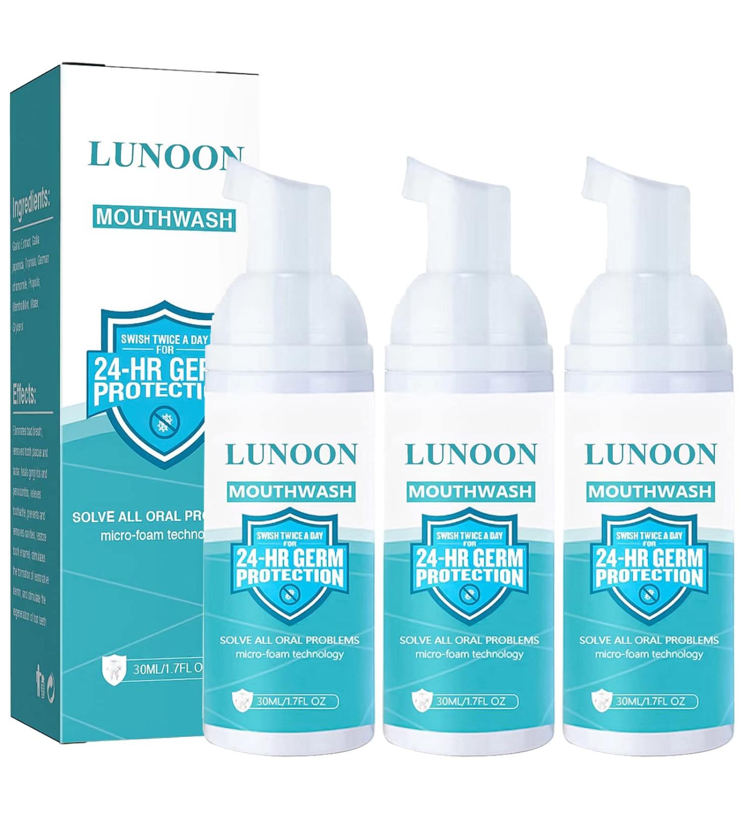 Teethaid Mouth Wash Trio - Whiten Teeth Eliminate Bad Breath & Enhance Oral Health - Buy Online on GoSupps.com