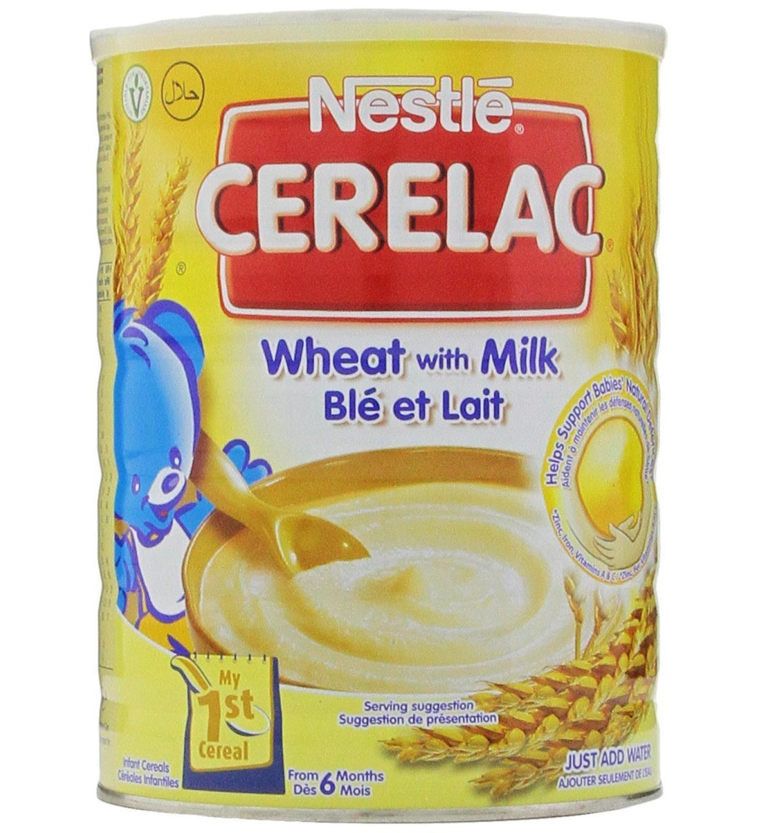Nestle Cerelac Wheat with Milk - 2.2 Pounds (1 Kg) - 2 Pack