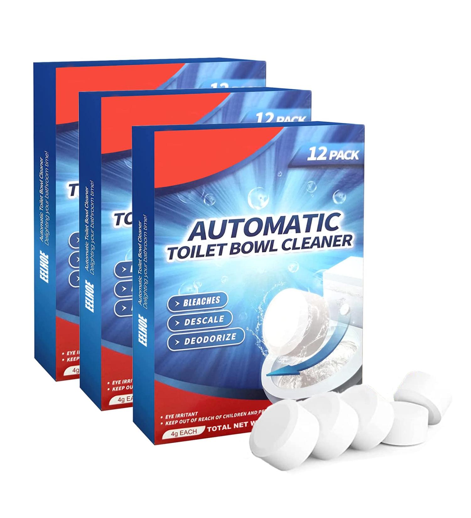 TTZY Automatic Powerful Foam Cleaner Toilet Bowl Cleaner Tablets Toilet Cleaner Bathroom Cleaning Supplies Automatic Toilet Bowl Cleaners for Descaling & Deodorizing (36 Pcs) - Buy Online on GoSupps.com