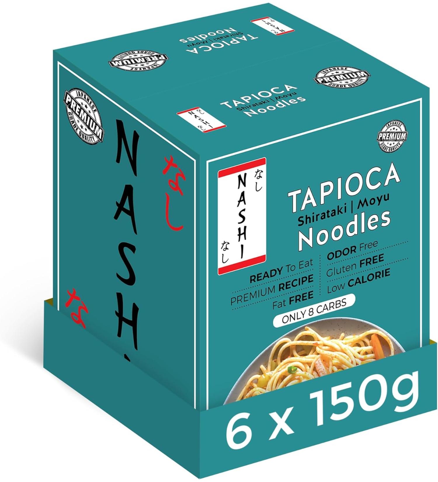 KETO SKINNY Nashi Tapioca Shirataki Vegan Instant Japanese Noodles Low Carb Low Calorie Gluten & Fat Free Healthy Keto Diet Food Ready to Eat - 5.29 Oz - Pack Of 6 - Buy Online on GoSupps.com