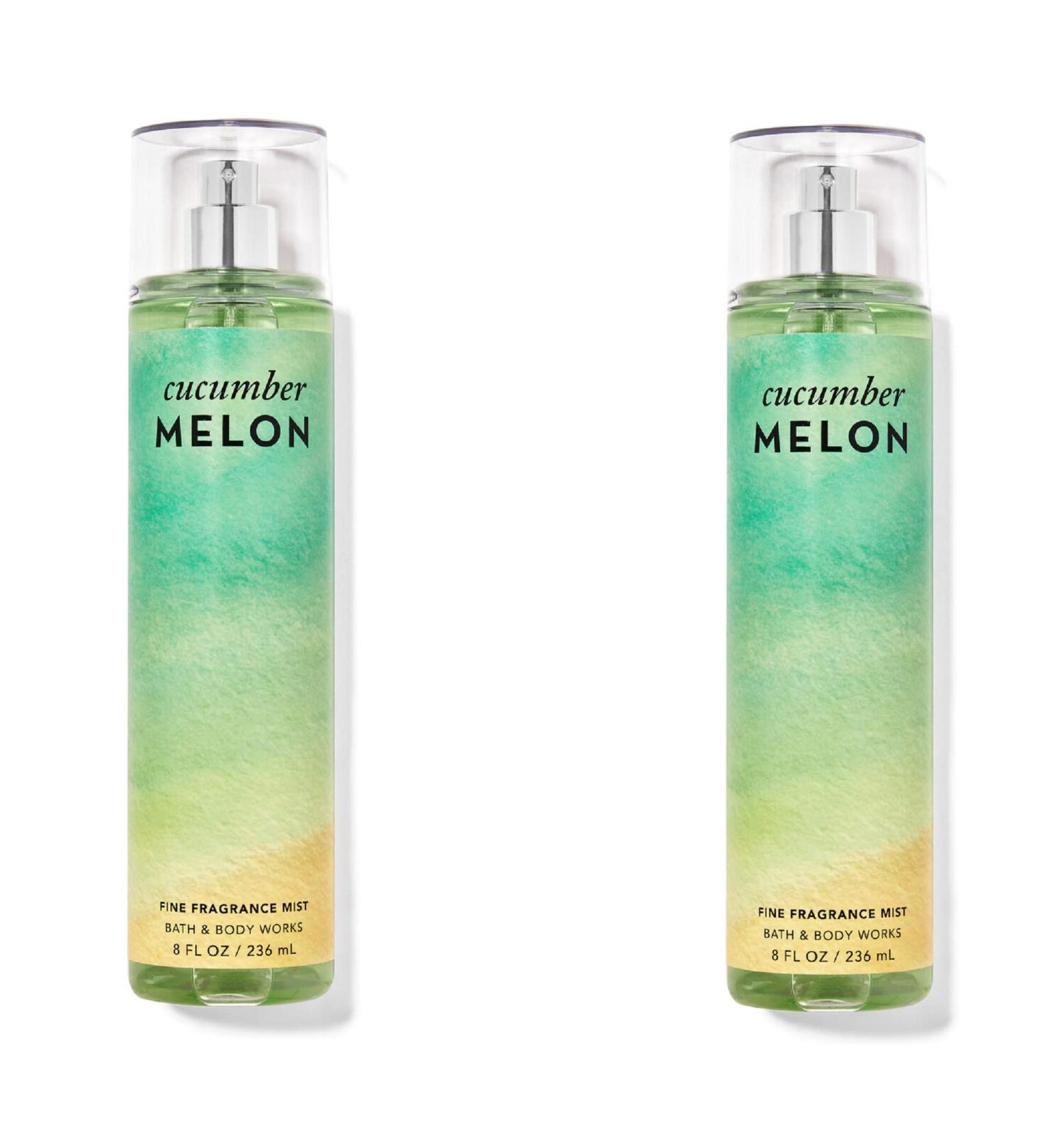 Bath & Body Works Bath and Body Works Cucumber Melon Fine Fragrance Mist - Value Pack Lot of 2 (Cucumber Melon) 4 Ounce (Pack of 2) 8.0 fluid_ounces - Buy Online on GoSupps.com