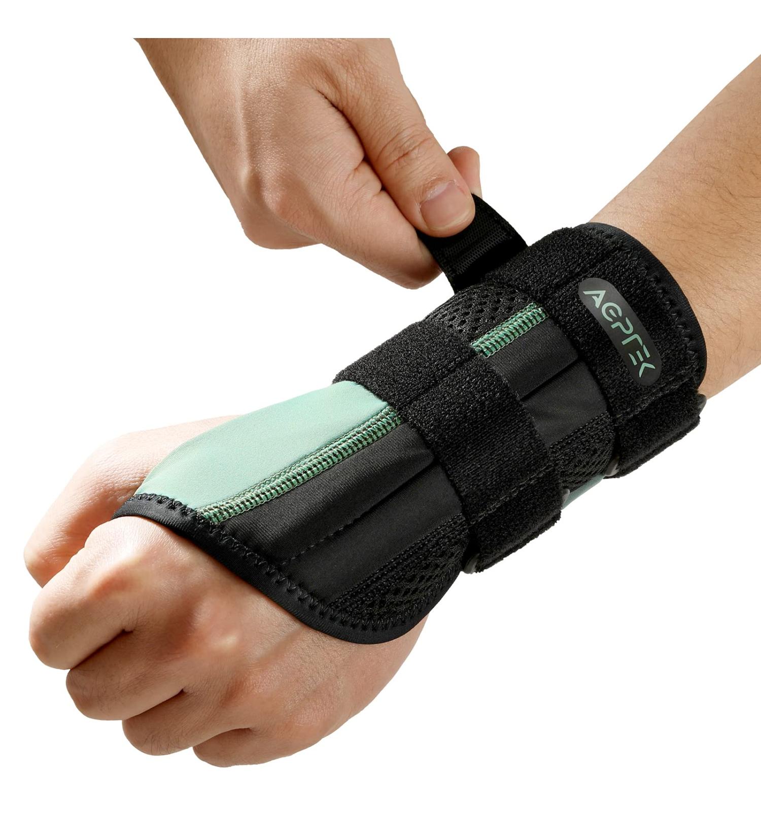 AGPTEK Wrist Brace for Carpal Tunnel, Arthritis, and Joint Pain - Night Sleep Wrist Splint & Hand Brace for Left Hand (S/M) - 5.1-7.9in - Buy Online on GoSupps.com