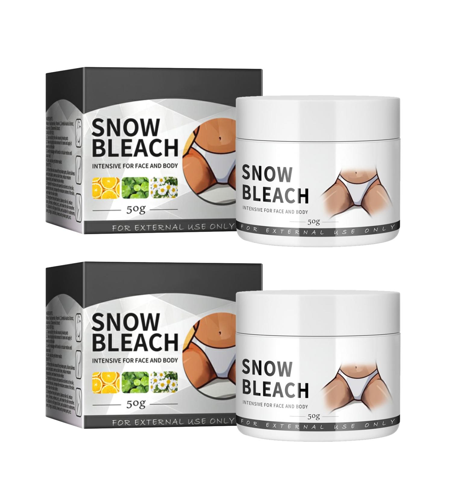 Shantou Yingji Snow Bleach Cream For Private Part skin lightening cream for armpits whitening cream for private parts dark skin lightening cream for neck elbows and inner thighs 2 pieces - Buy Online on GoSupps.com