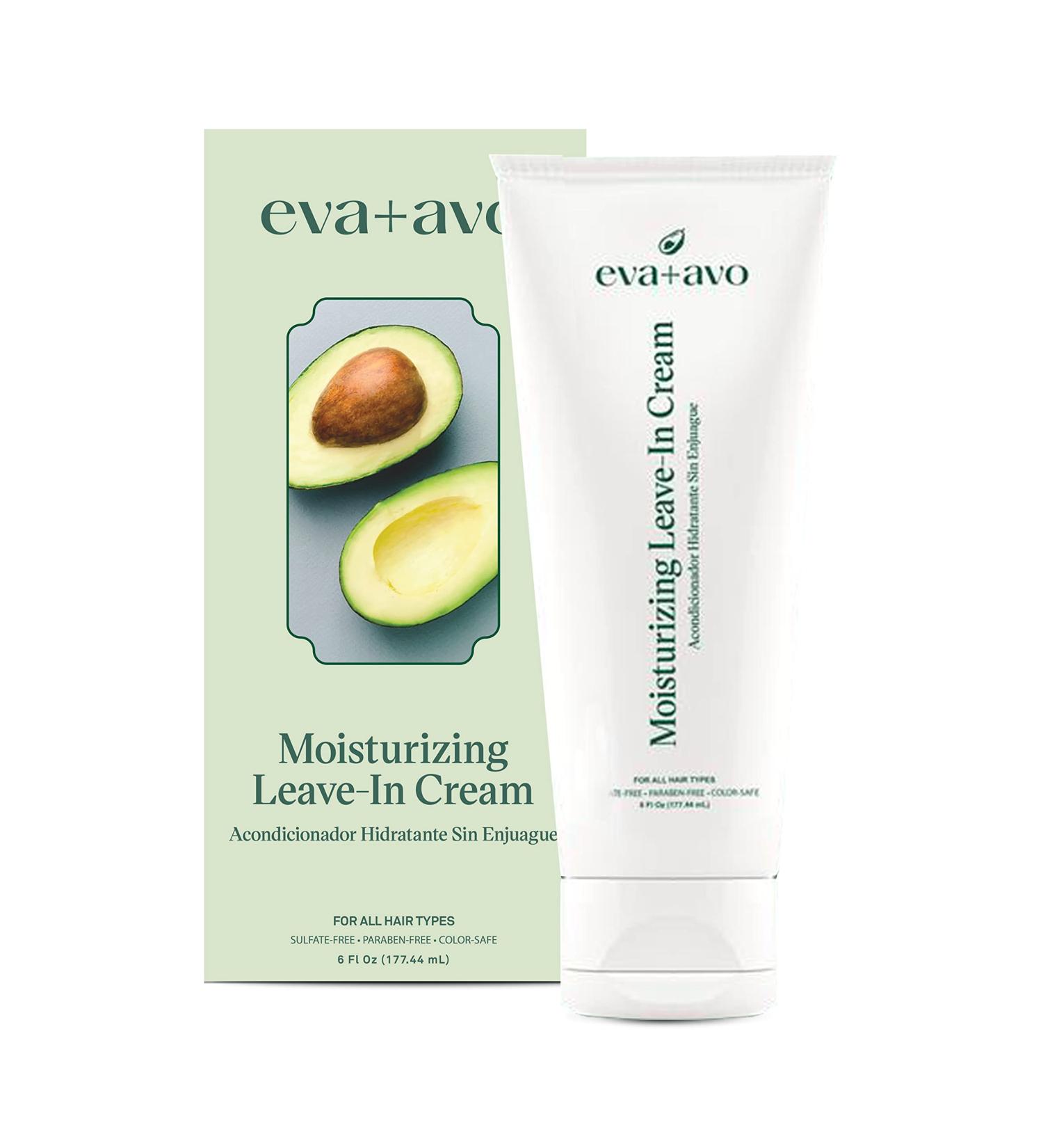 Eva + Avo Moisturizing Leave-in Cream - Hydrating Hair Treatment - Buy Online on GoSupps.com