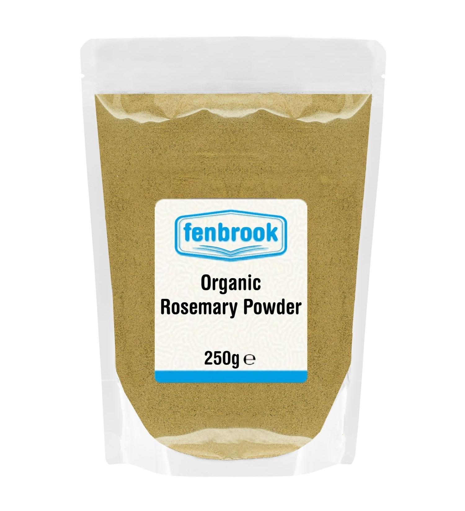 Organic Rosemary Powder 250g | Certified by Fenbrook Organic - Buy Online on GoSupps.com