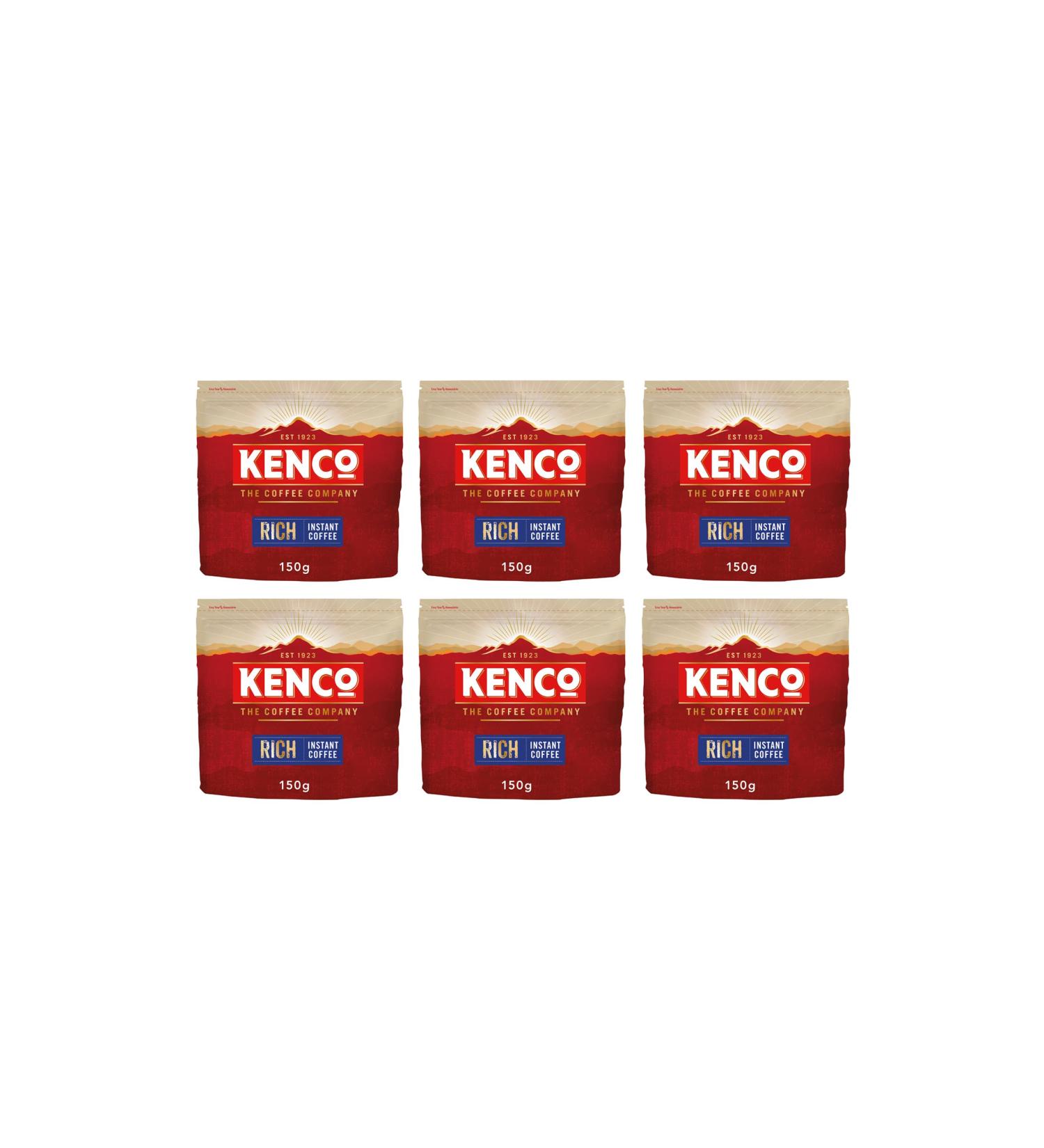 Kenco Rich Instant Coffee Refill 150g (Pack of 6) - Buy Online on GoSupps.com