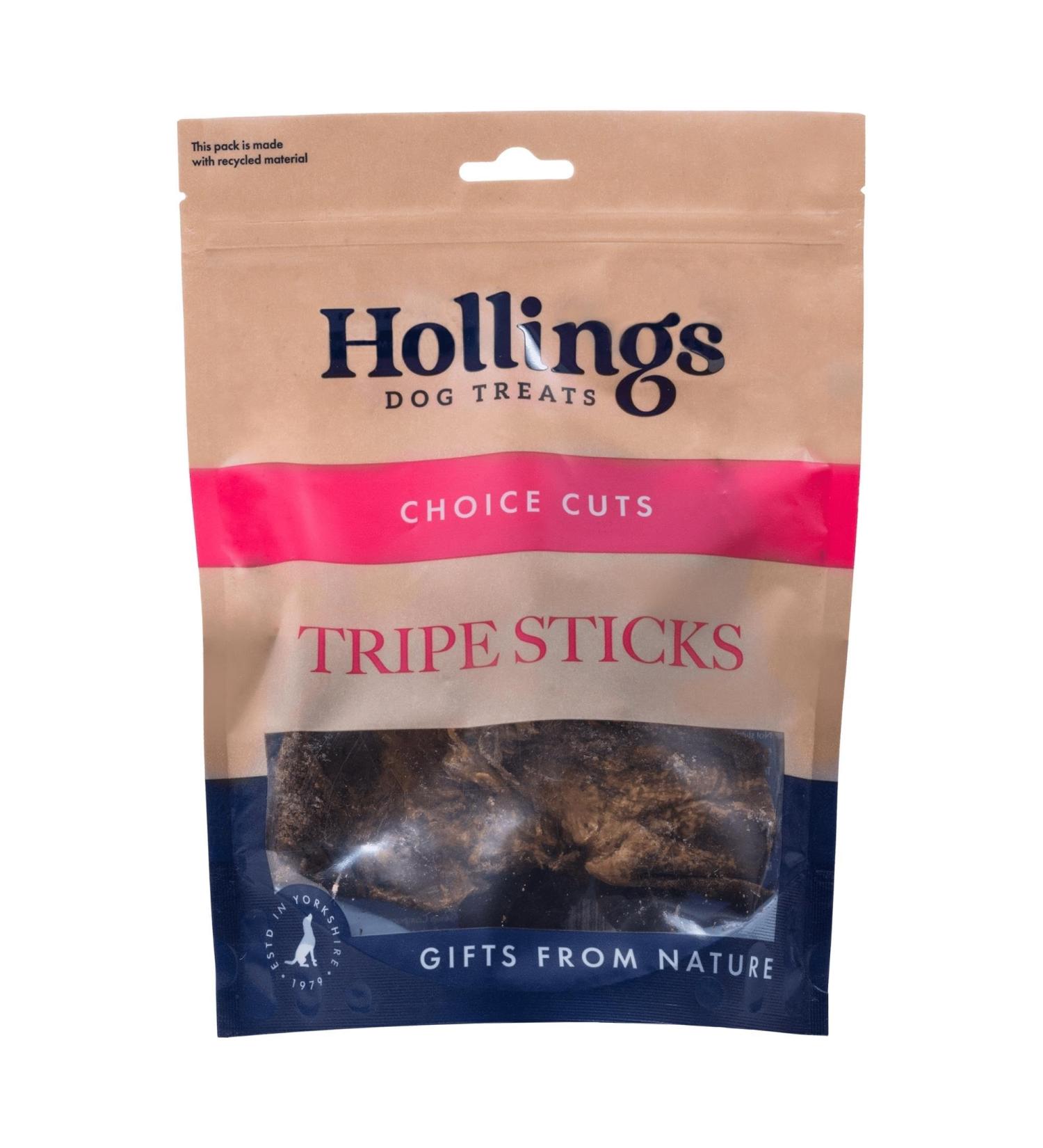 Hollings Tripe Sticks Dog Treats 100% Natural Air Dried Chews for Adult Dogs Grain Free & High in Protein (500g) 500 g (Pack of 1) - Buy Online on GoSupps.com