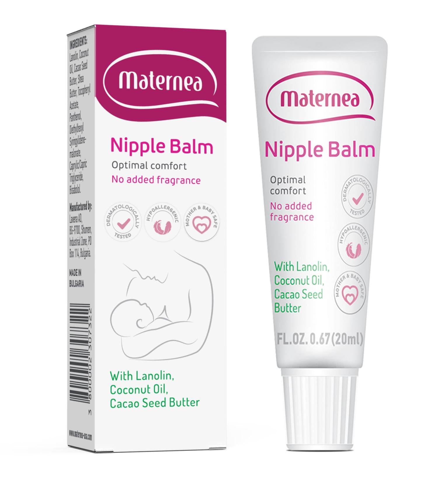 Maternea Nipple Balm - Pregnancy Essential for Breastfeeding Care (20ml) - Buy Online on GoSupps.com