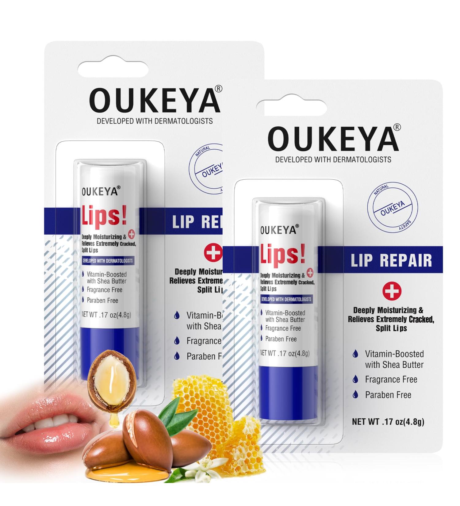 2PCS Medicated Lip Balm Hydrating w/Petrolatum Shea Butter Beeswax 100% Natural Ingredients Organic Lip Butter Balm & Moisturizers Lip Repair For Dry Cracked Lips Overnight Lip Treatment 0.17 Ounce (Pack of 2) - Buy Online on GoSupps.com