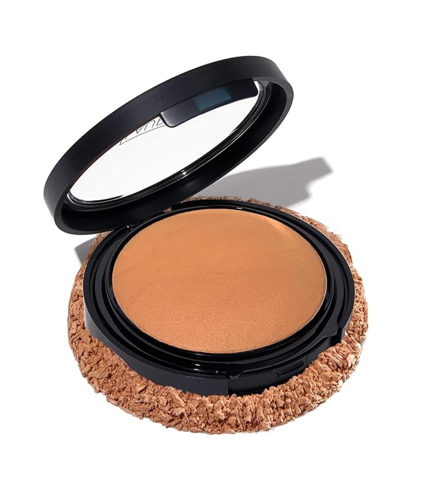 LAURA GELLER NEW YORK Baked Double Take Powder Foundation - Tan - Buildable Medium to Full Coverage - Matte Finish - Buy Online on GoSupps.com