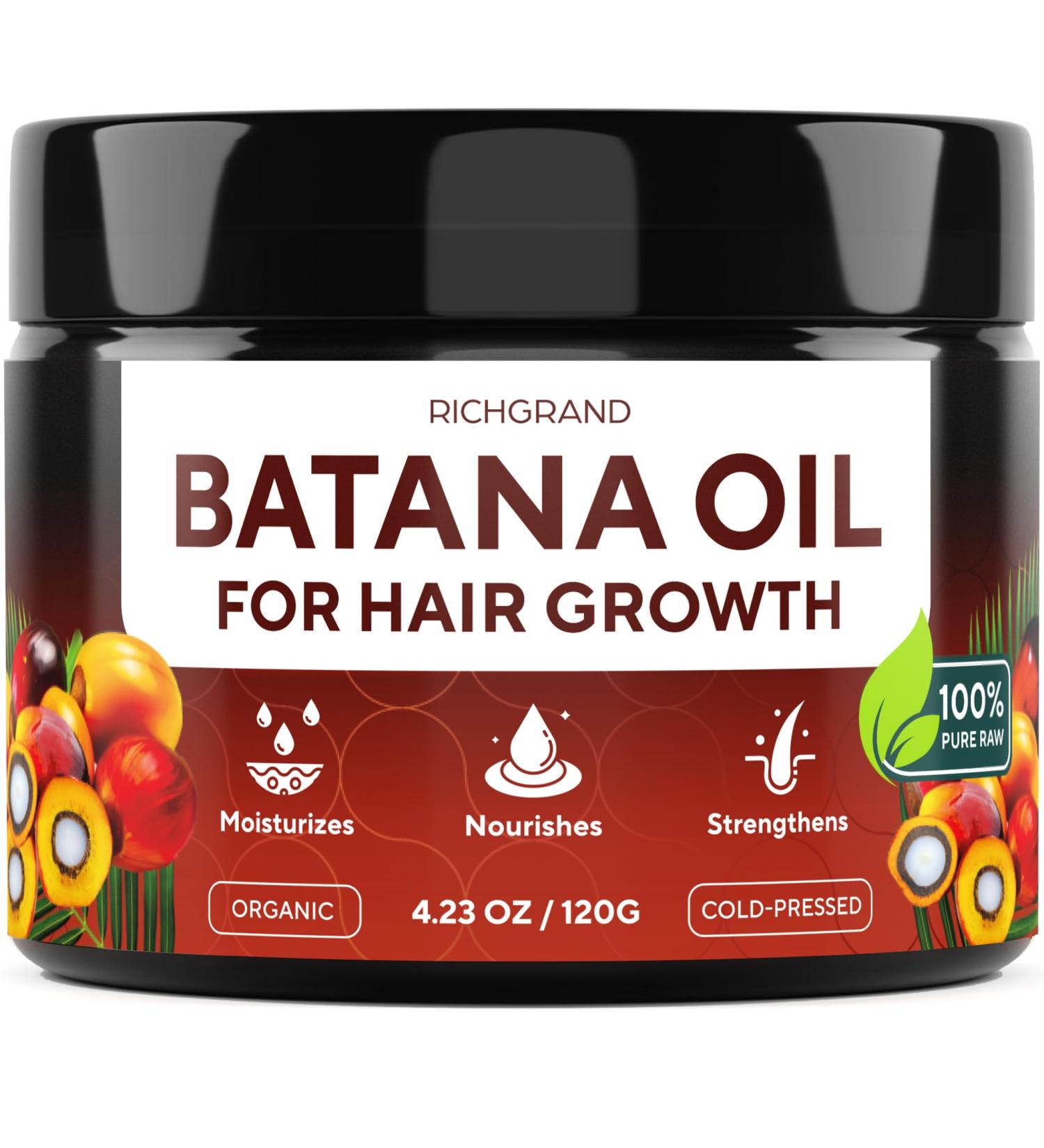 100% Pure Batana Oil for Hair Growth | Organic & Chemical-Free | Enhance Your Hair Naturally - Buy Online on GoSupps.com