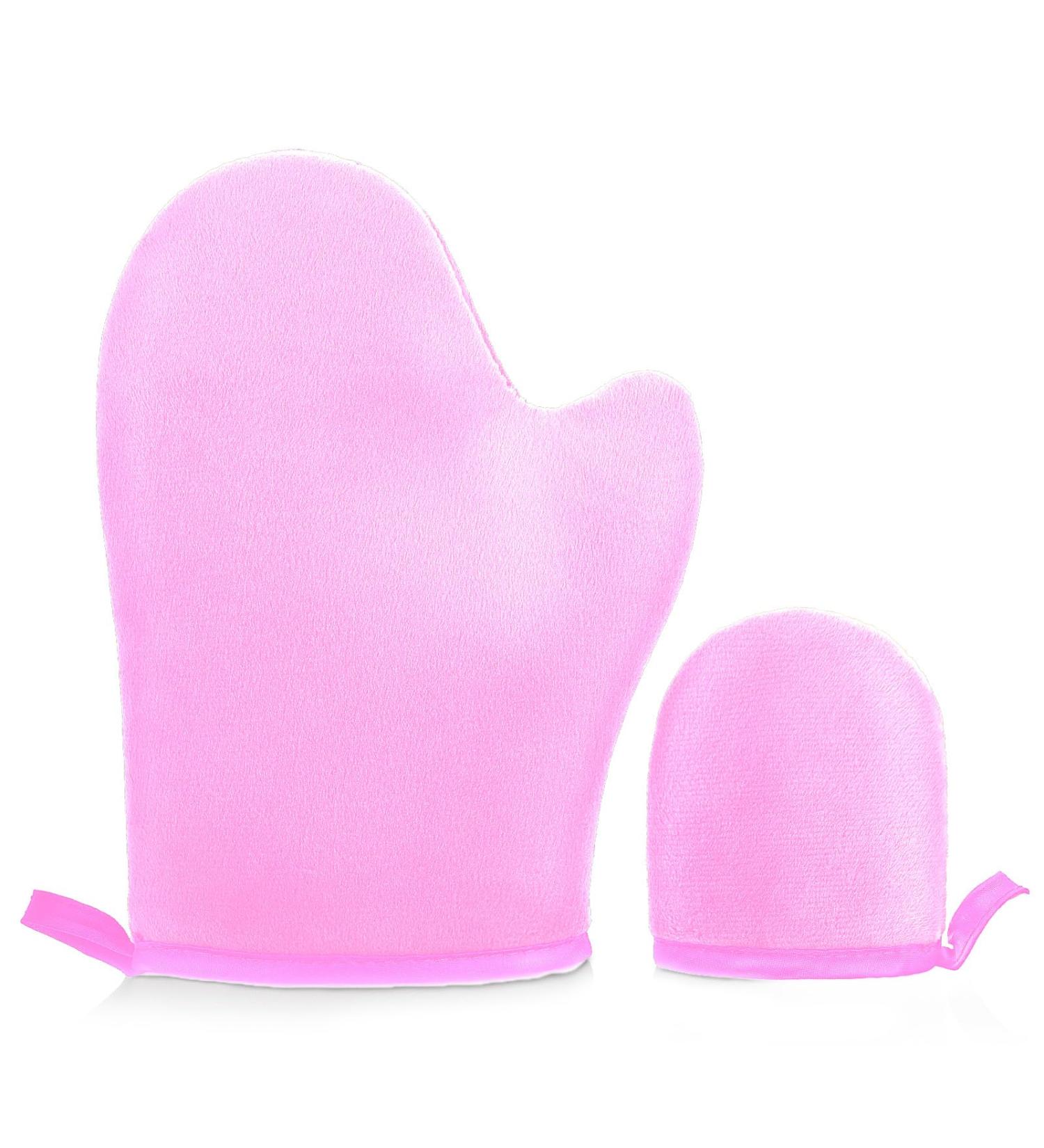 Sibba Tanning Mitt 2 PCS - Self Tan Remover & Foam Applicator for Dark Gradual Lotion Sunless Tanning Kit for Face & Body - Fast Drying Solution for Perfect Tan - Buy Online on GoSupps.com