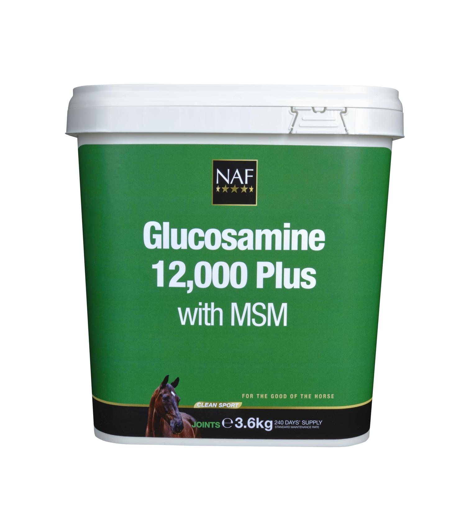 NAF GLUCOSAMINE 12 000 + MSM 3.6KG