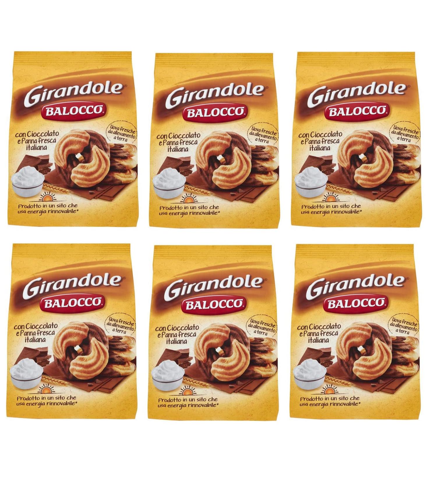  Balocco Balocco Set of 6 Cookies for Girls with Chocolate and Cream 700g Cookies - Buy Online on GoSupps.com