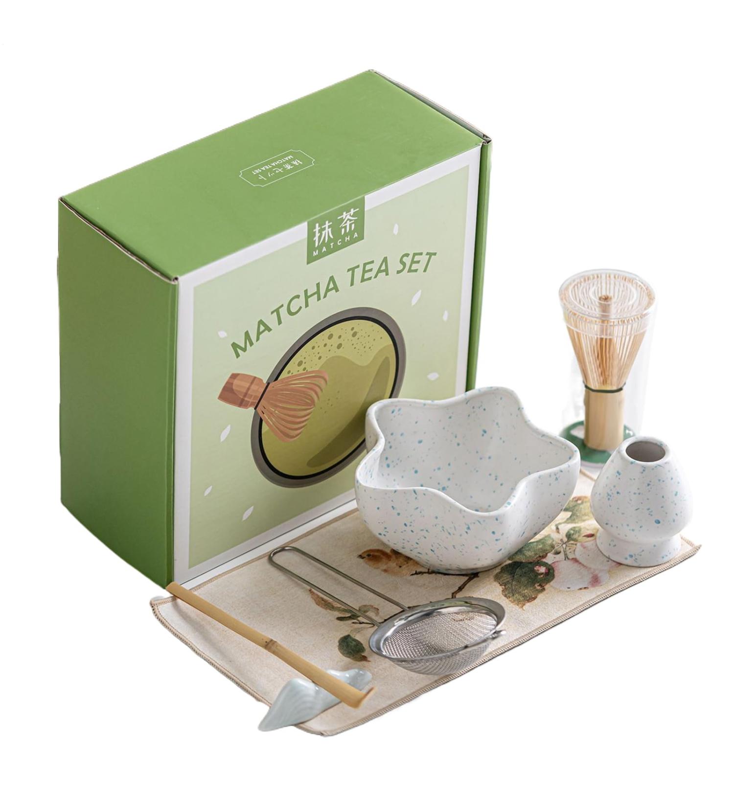 Matcha Making Set - Kit de c r monie de th traditionnel ustensiles de boisson c r monielle | M ditation de la m ditation de relaxation massage de f te de bureau de yoga outils de scoop - Buy Online on GoSupps.com