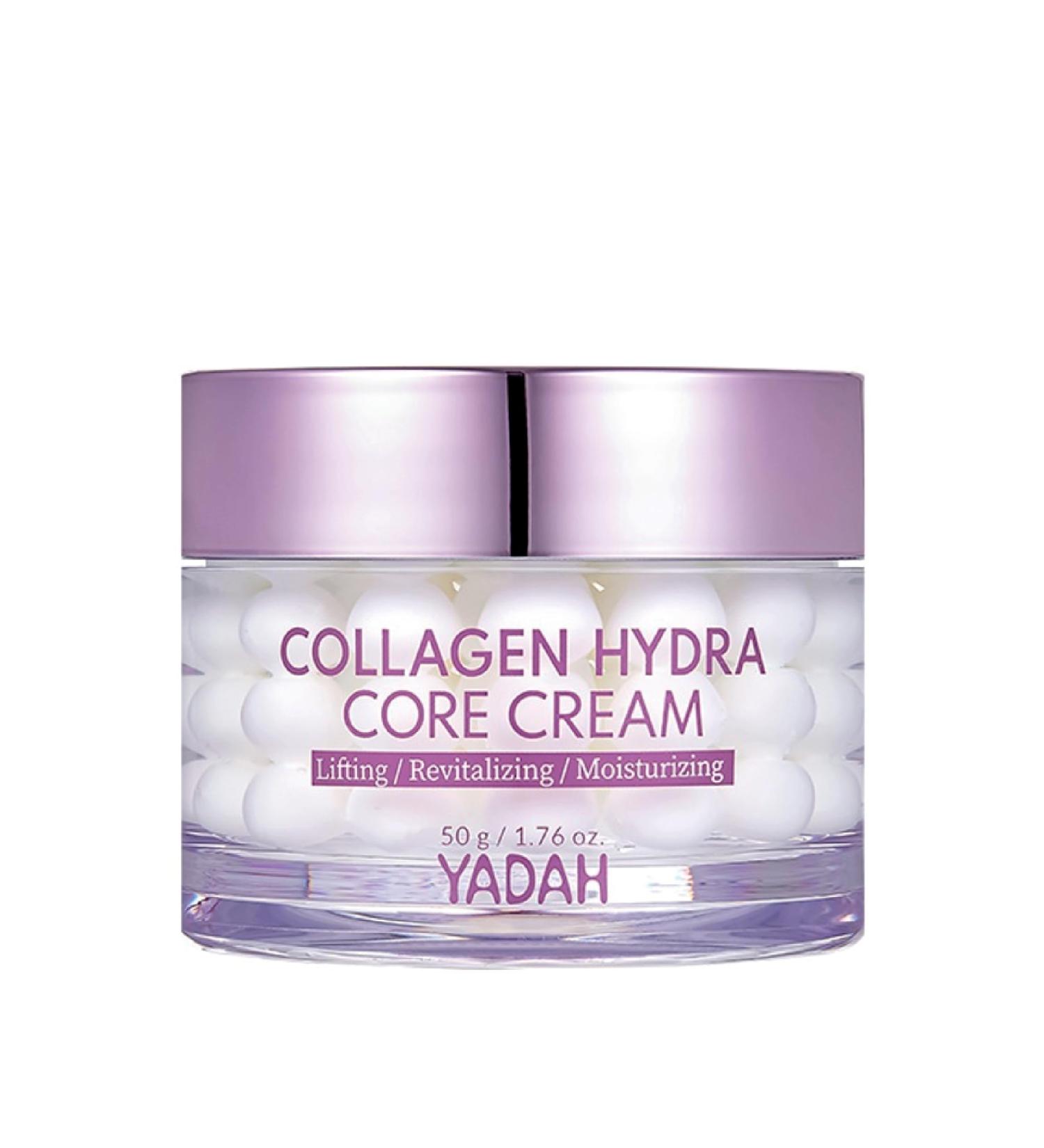 YADAH Collagen Hydra Core Cream (50g) - Deep Hydration Wrinkle & Firming Care with Low Molecular Collagen & Hyaluronic Acid - Buy Online on GoSupps.com