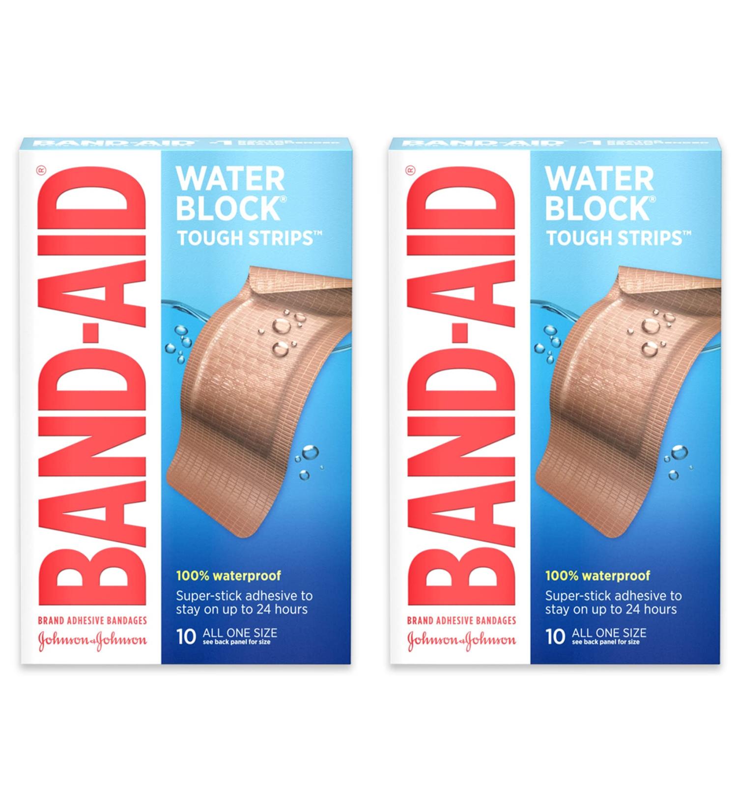 Band-Aid Tough Strips Waterproof Bandages - Extra Large, 20 Count - Buy Online on GoSupps.com