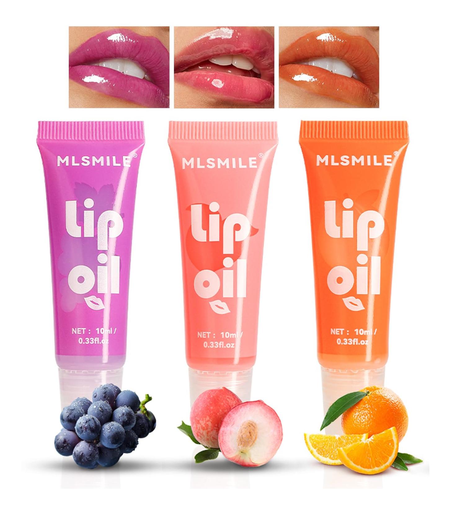 Sitovely Juicy and Shiny Lip Gloss 3 Pack Moisturized Shiny Lip Gloss Tinted Lip Oil Lip Gloss Moisturizing Liquid Lipstick A - Buy Online on GoSupps.com