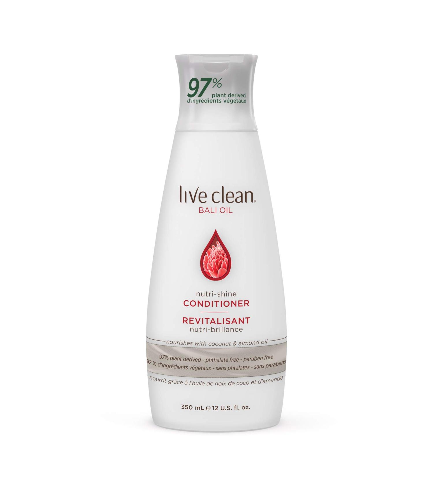 Buy Live Clean Exotic Shine Bali Oil Smoothing Conditioner with Coconut & Almond Oil - 350ml | International Shipping Available - Buy Online on GoSupps.com