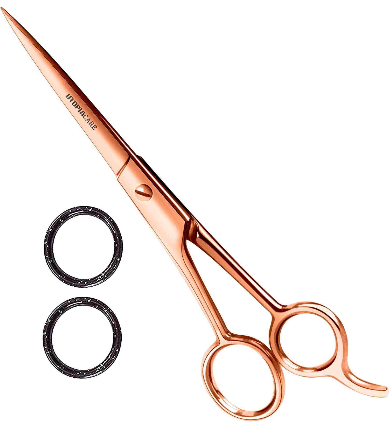 Utopia Care 6.5 Hairdressing Scissors - Premium Stainless Steel Salon Shears in Rose Gold for All Ages & Pets - Buy Online on GoSupps.com