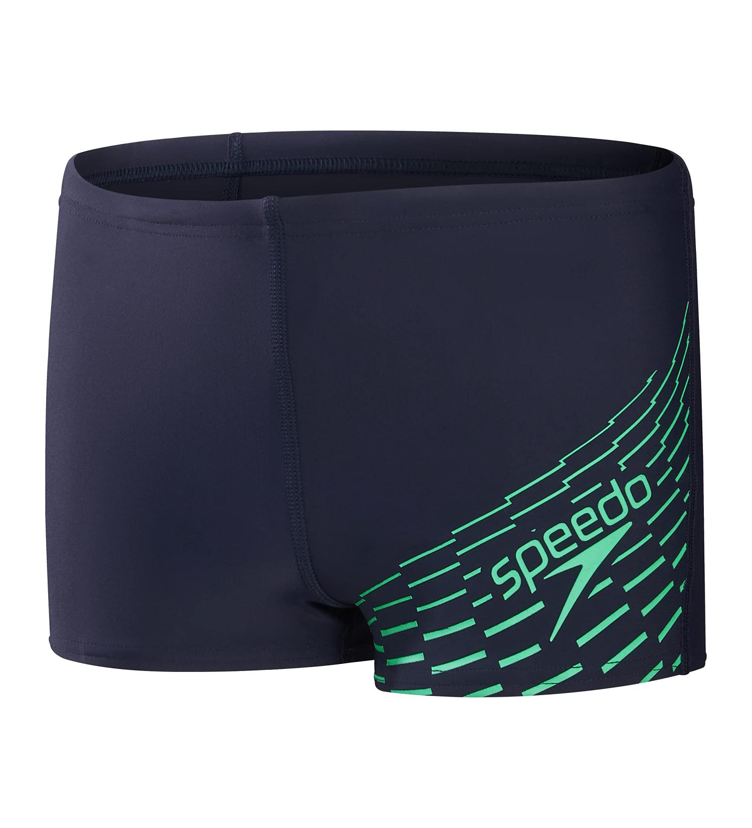Buy Speedo Medley Logo AQUASHORT for Kids - Navy/Green | International Shipping Available - Buy Online on GoSupps.com