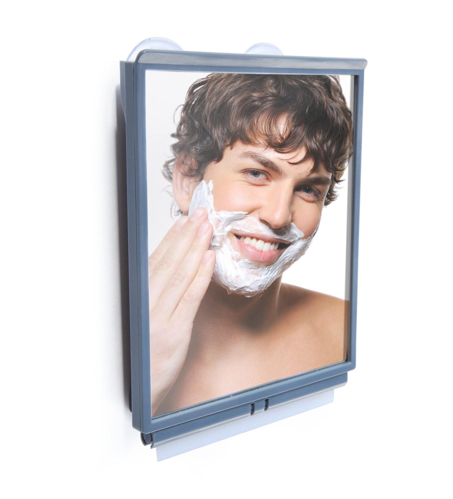 ToiletTree Fogless Shower Bathroom Mirror with Squeegee & Travel Bag - Buy Online on GoSupps.com