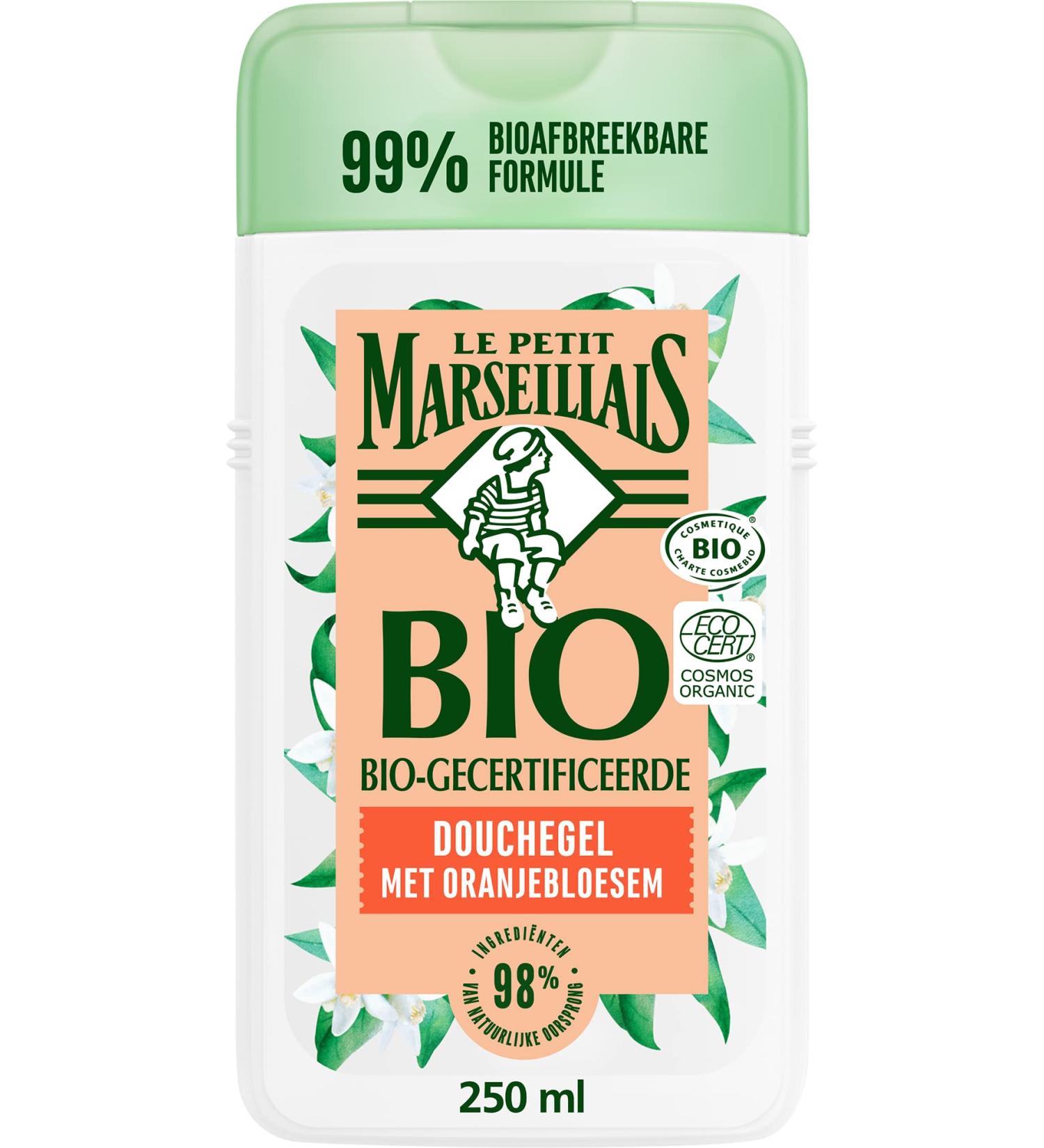  Le Petit Marseillais Le Petit Marseillais Certified organic shower cream Orange Blossom (250 ml) pH neutral care shower and a gentle aromatic shower with a particularly pleasant fragrance transparent - Buy Online on GoSupps.com