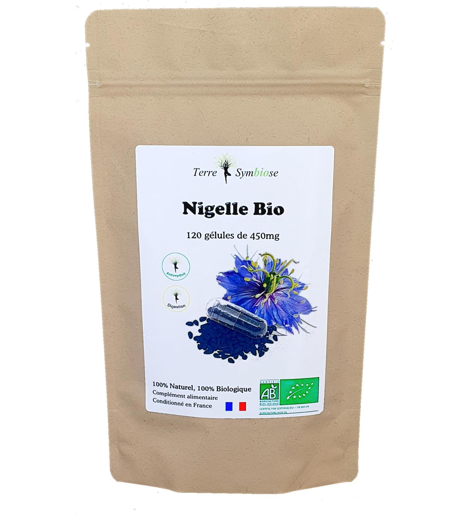 Organic Nigella - 120 capsules of 450mg - Buy Online on GoSupps.com